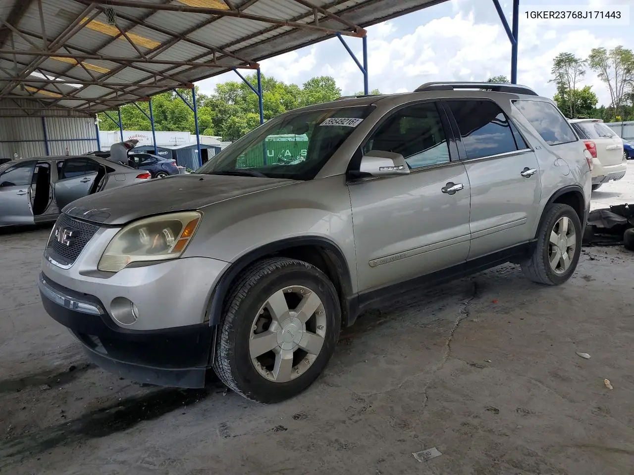 2008 GMC Acadia Slt-1 VIN: 1GKER23768J171443 Lot: 59549216