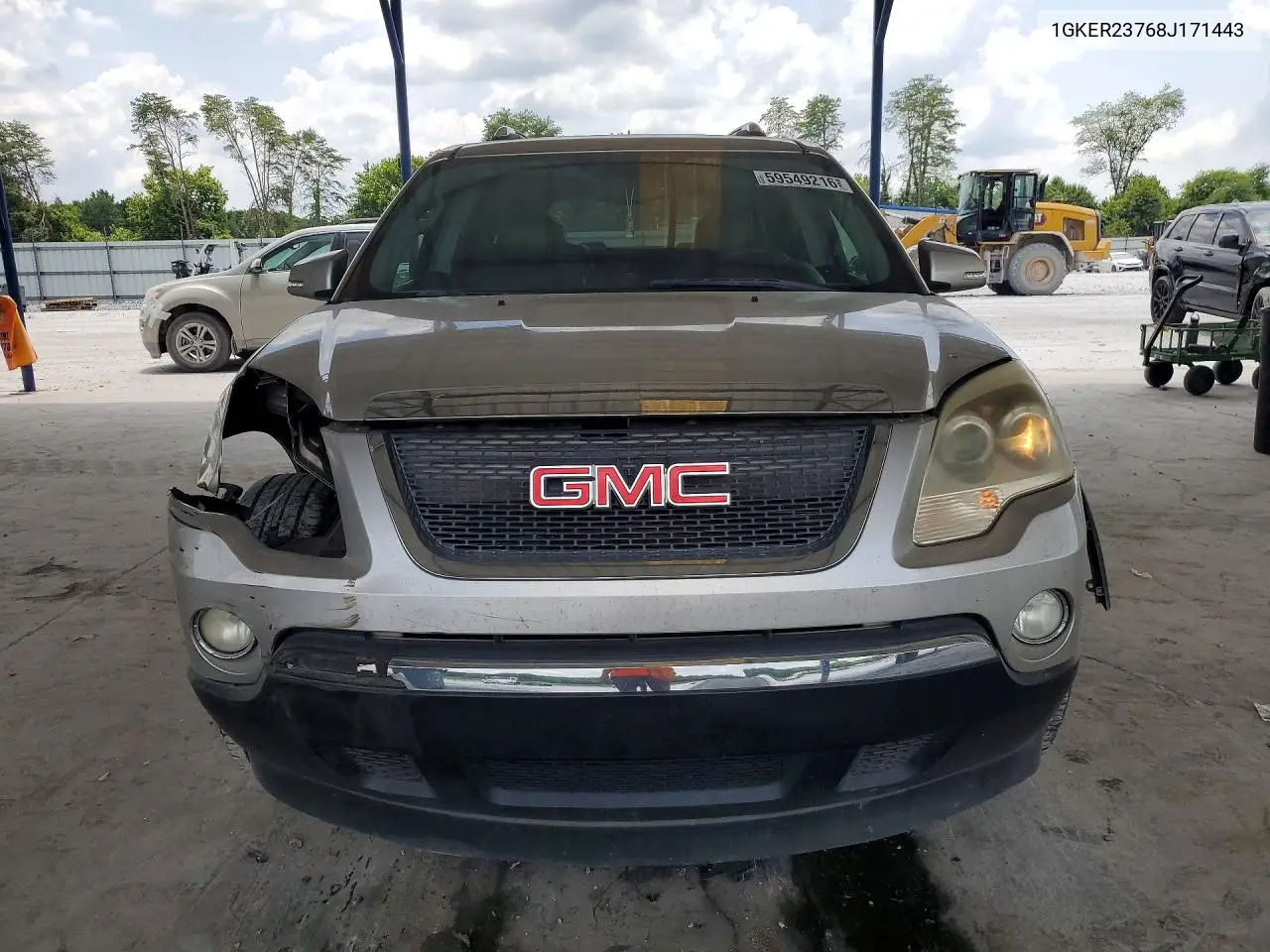 2008 GMC Acadia Slt-1 VIN: 1GKER23768J171443 Lot: 59549216