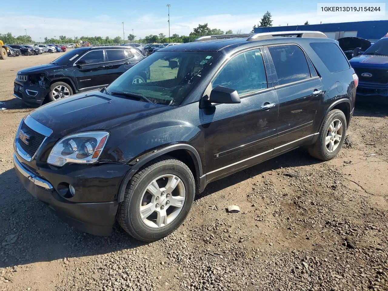2009 GMC Acadia Sle VIN: 1GKER13D19J154244 Lot: 58397336