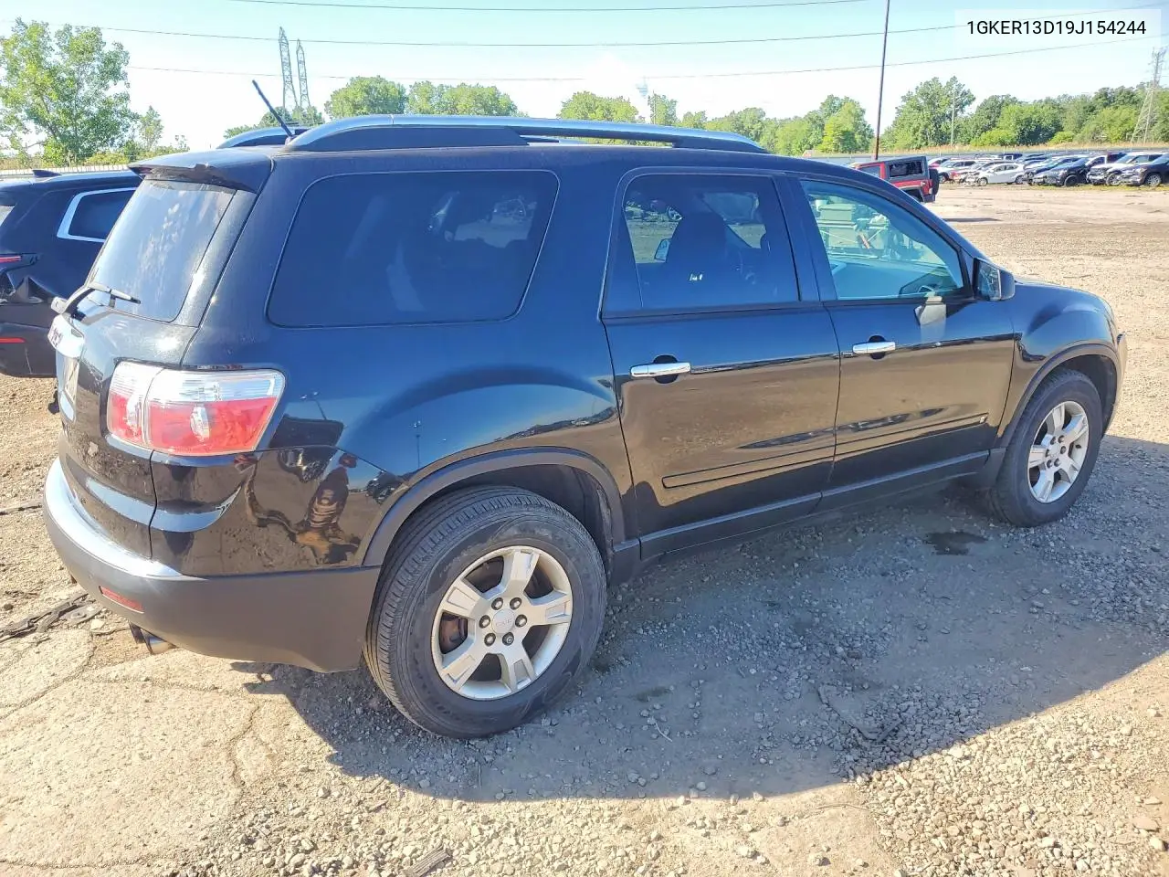 2009 GMC Acadia Sle VIN: 1GKER13D19J154244 Lot: 58397336