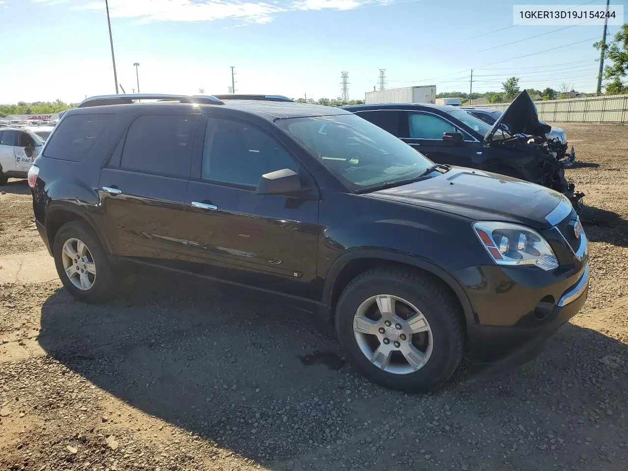 2009 GMC Acadia Sle VIN: 1GKER13D19J154244 Lot: 58397336