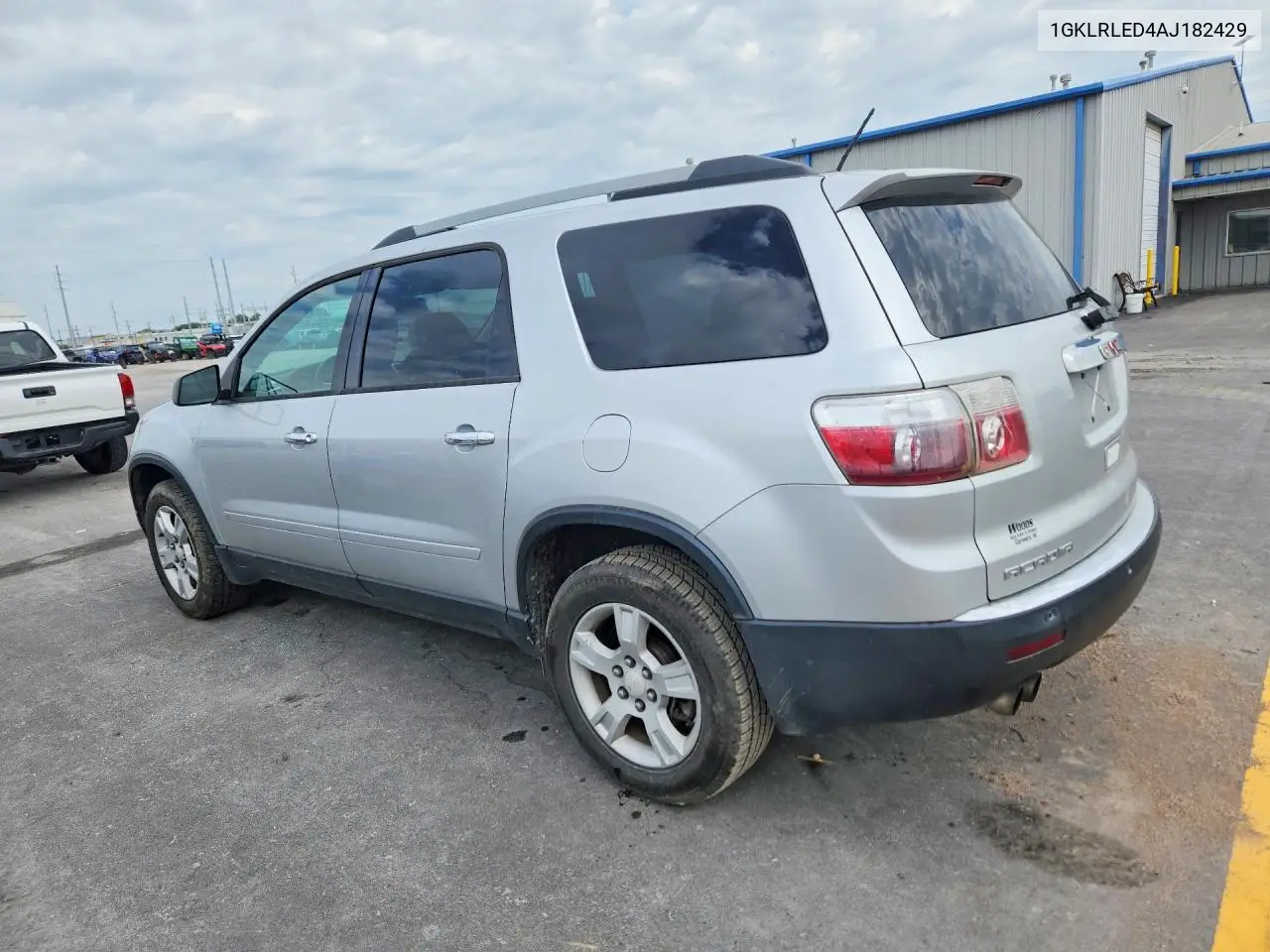2010 GMC Acadia Sle VIN: 1GKLRLED4AJ182429 Lot: 57092366