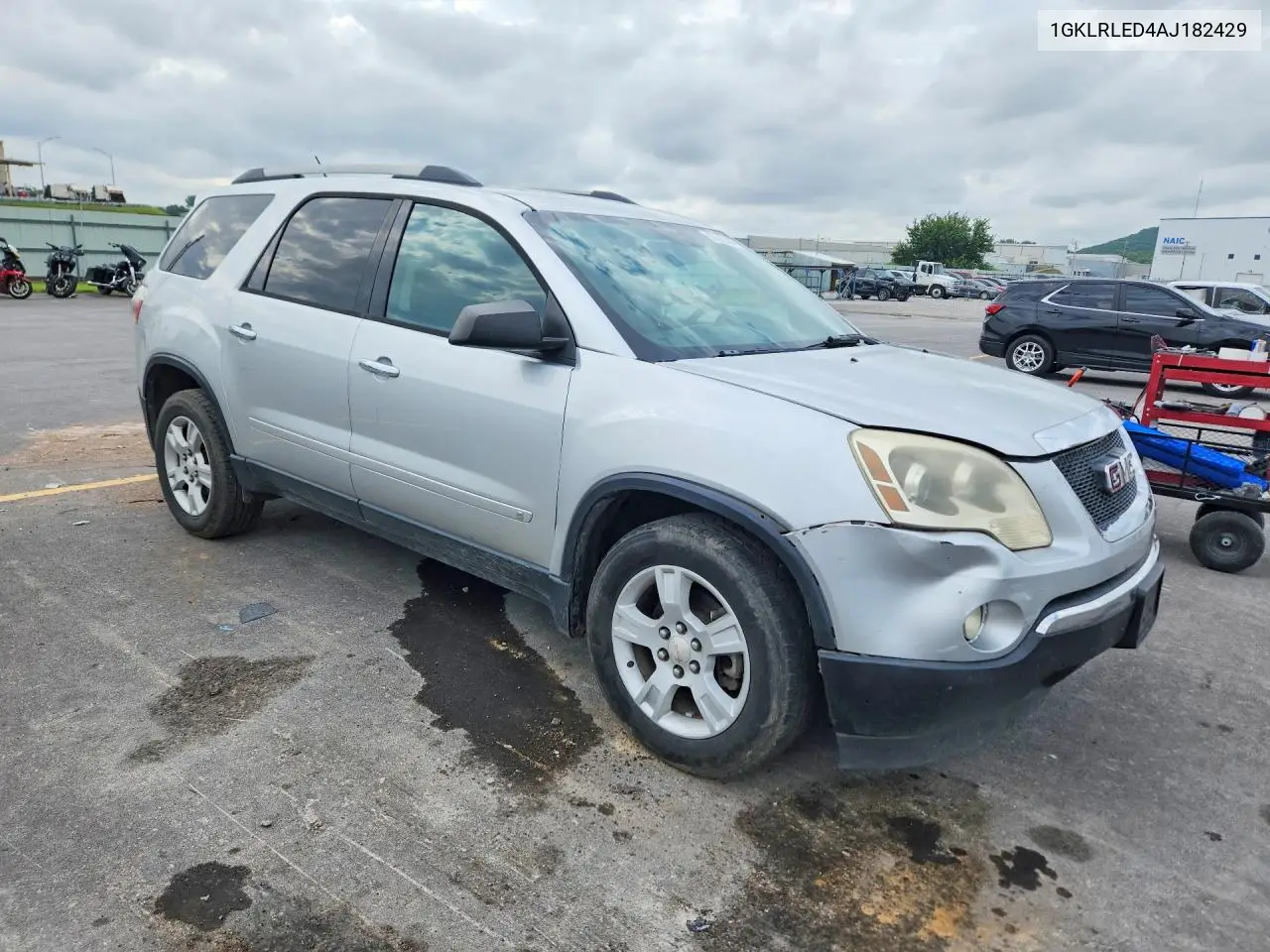 2010 GMC Acadia Sle VIN: 1GKLRLED4AJ182429 Lot: 57092366