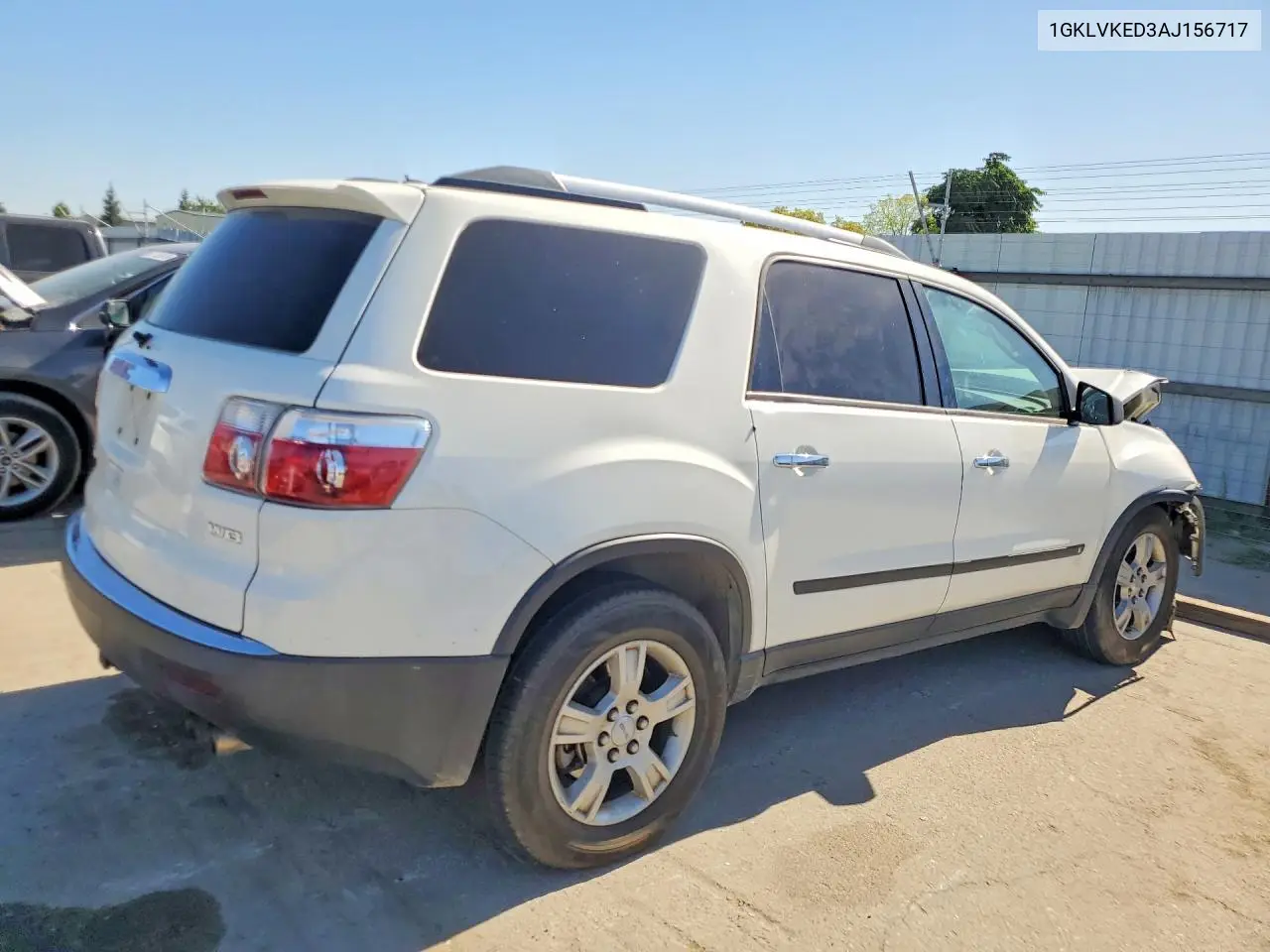 2010 GMC Acadia Sl VIN: 1GKLVKED3AJ156717 Lot: 61334206