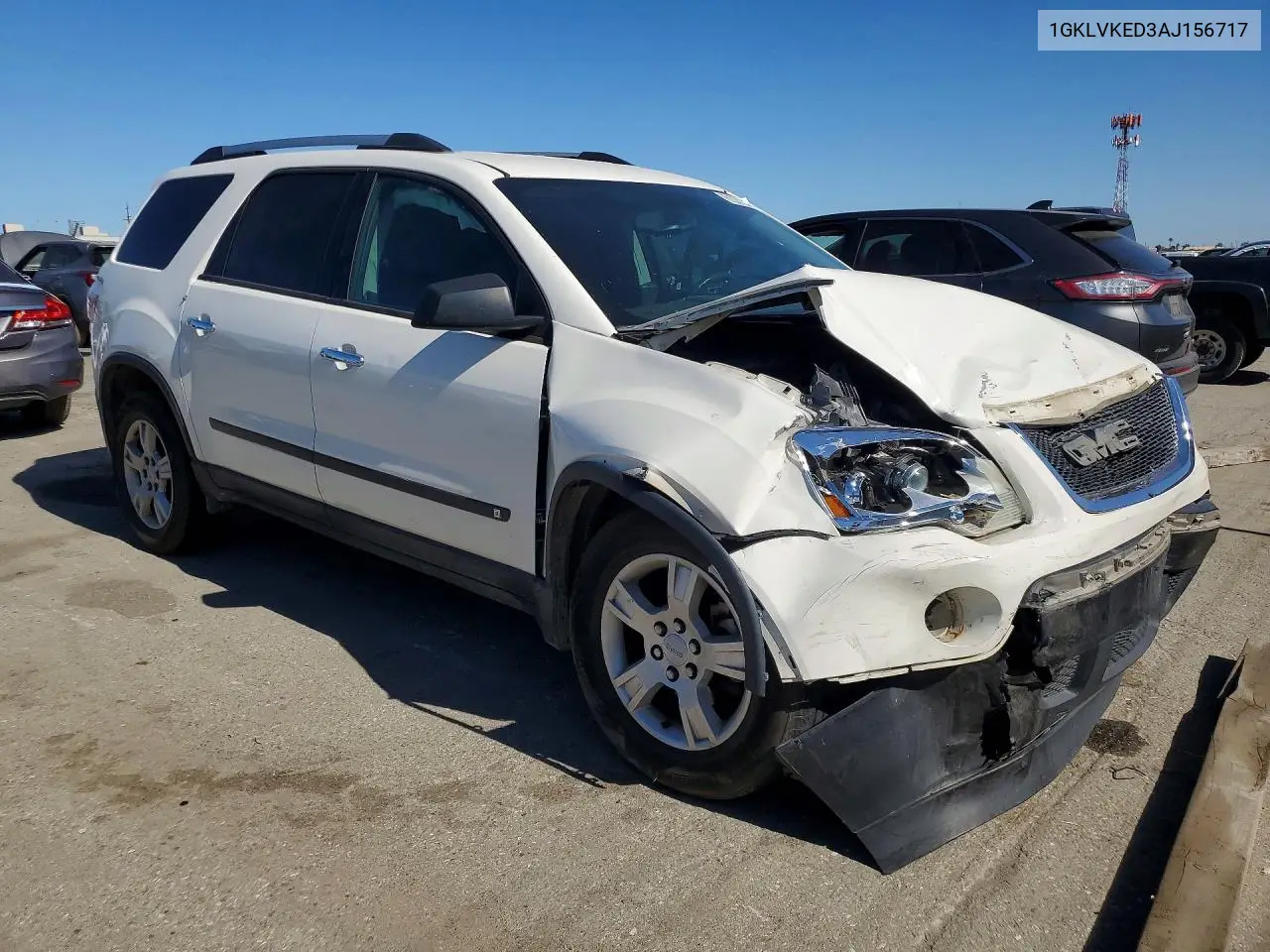 2010 GMC Acadia Sl VIN: 1GKLVKED3AJ156717 Lot: 61334206