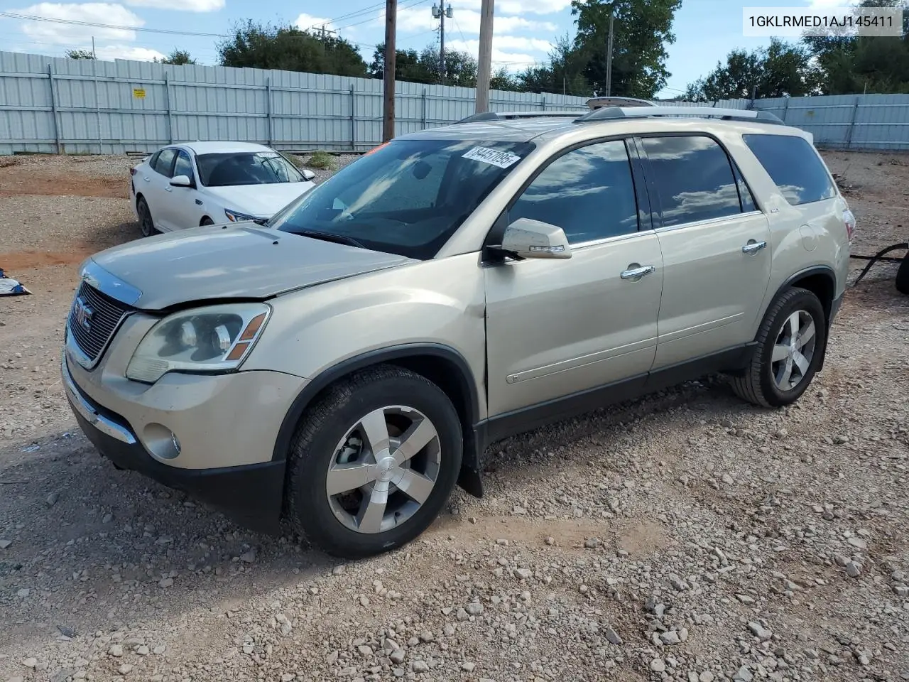 1GKLRMED1AJ145411 2010 GMC Acadia Slt-1