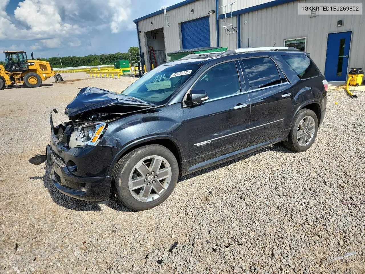 2011 GMC Acadia Denali VIN: 1GKKRTED1BJ269802 Lot: 62018346