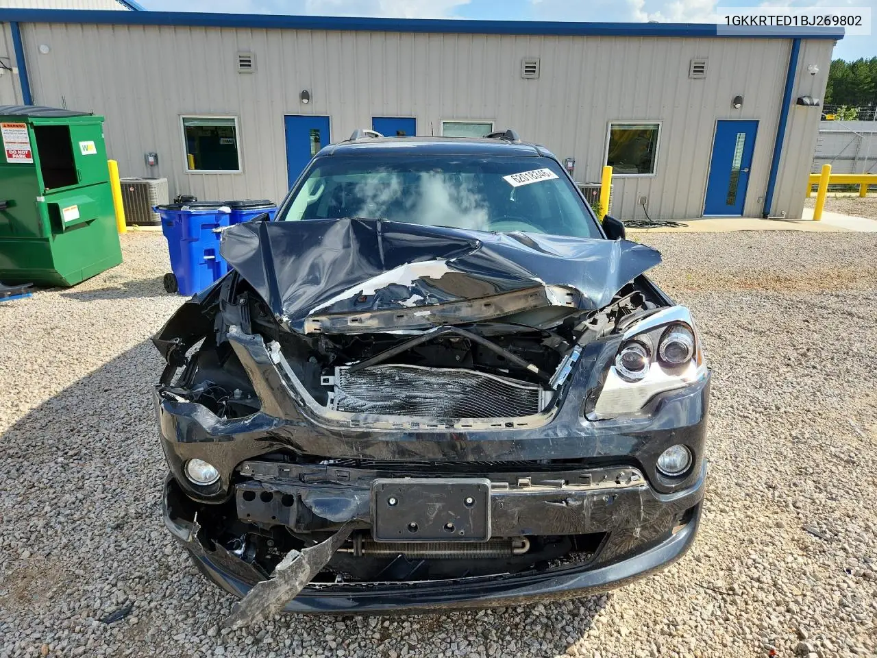 2011 GMC Acadia Denali VIN: 1GKKRTED1BJ269802 Lot: 62018346