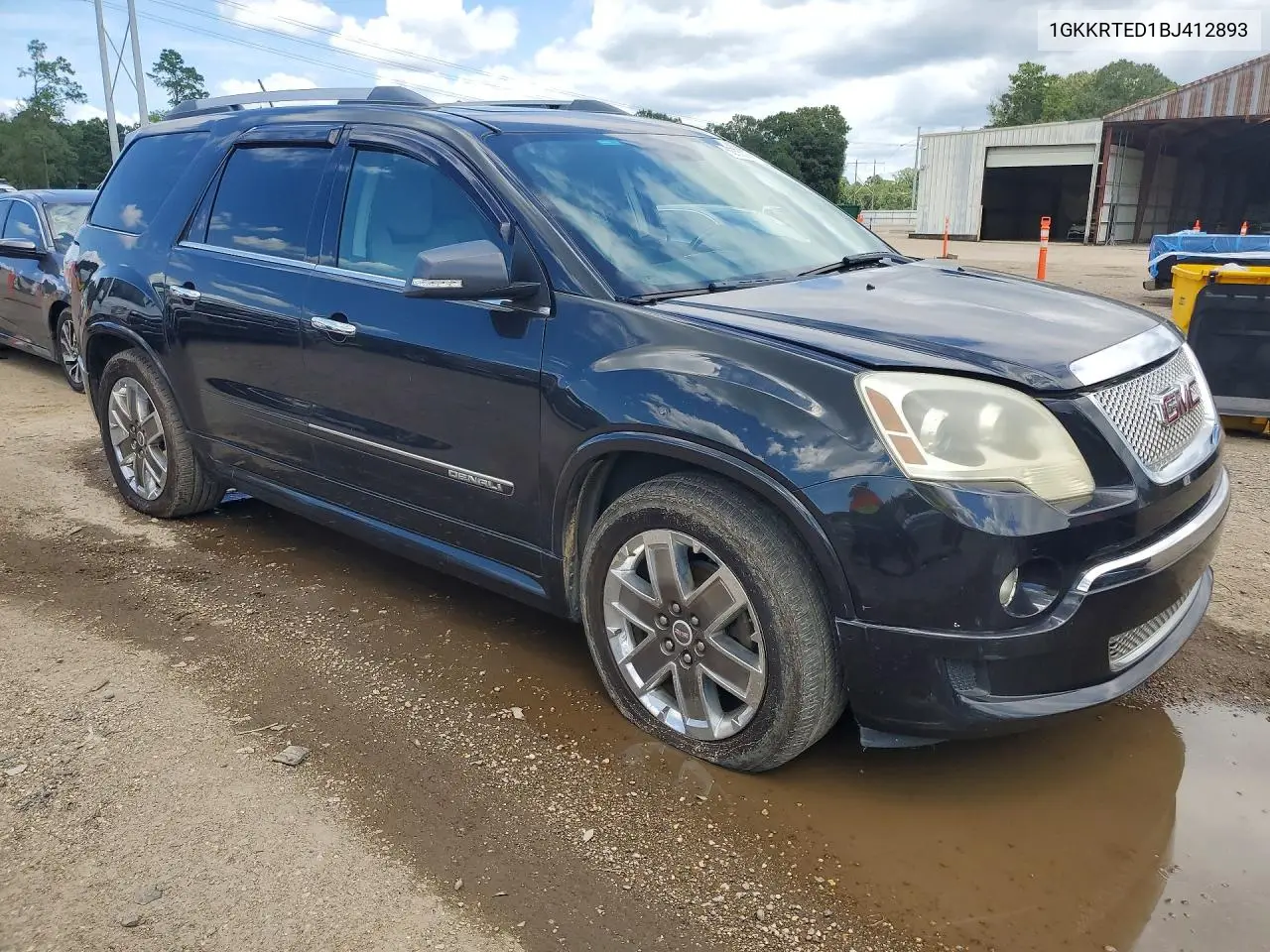 2011 GMC Acadia Denali VIN: 1GKKRTED1BJ412893 Lot: 62353946