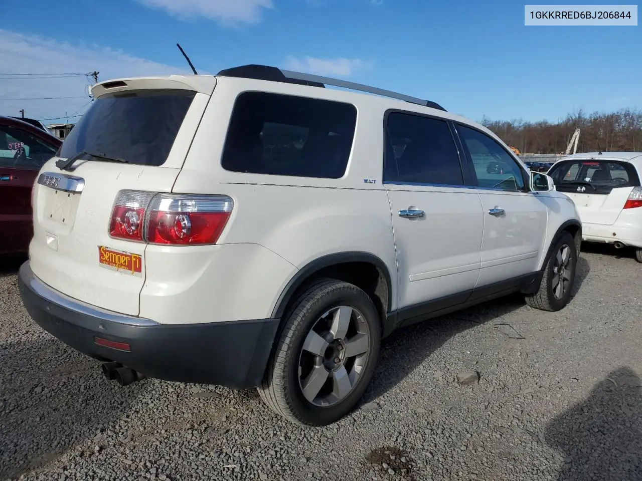 1GKKRRED6BJ206844 2011 GMC Acadia Slt-1