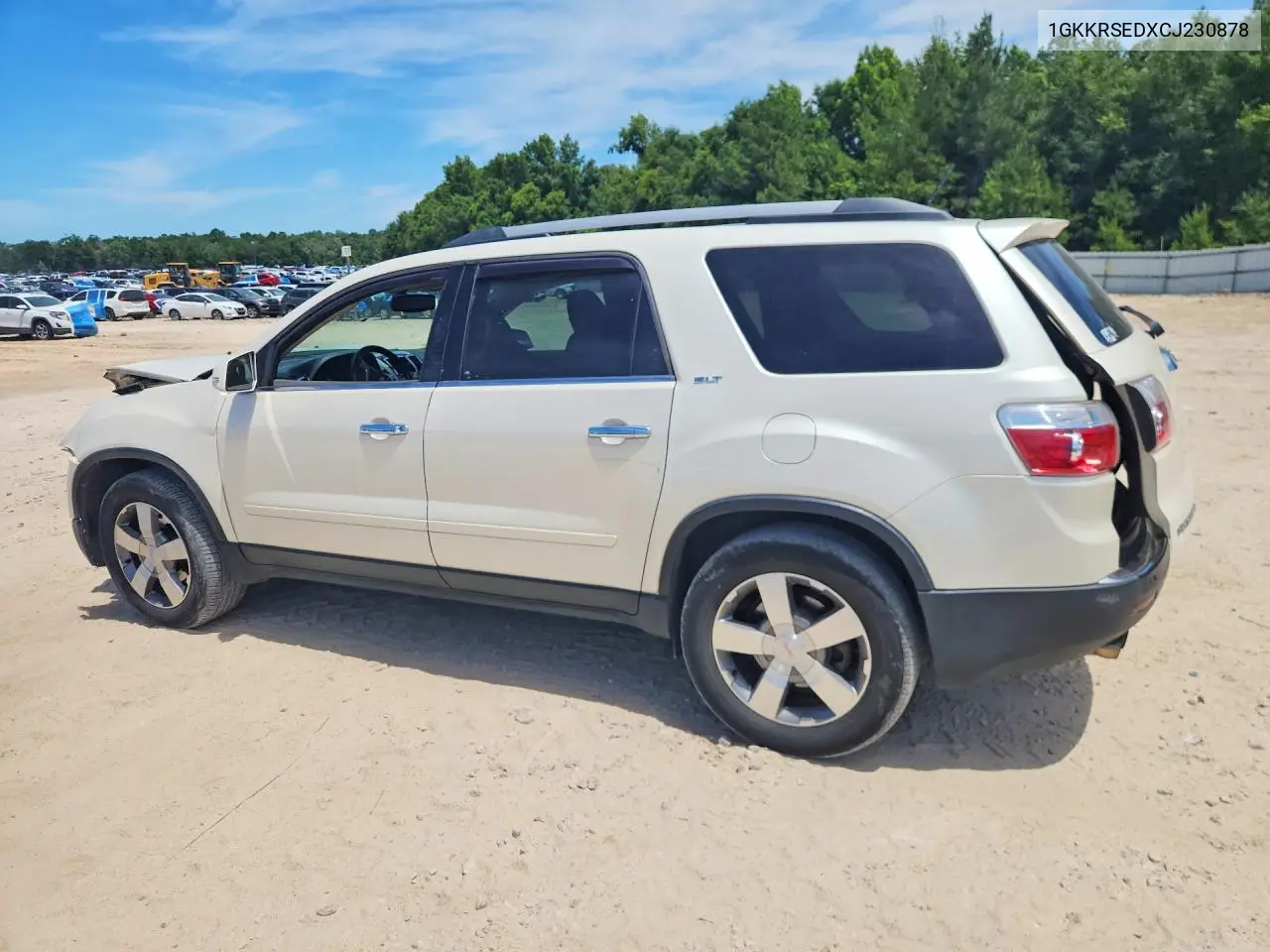 2012 GMC Acadia Slt-2 VIN: 1GKKRSEDXCJ230878 Lot: 56436876