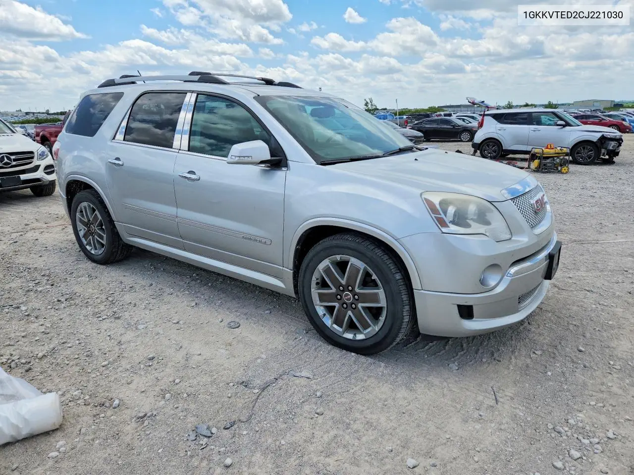 2012 GMC Acadia Denali VIN: 1GKKVTED2CJ221030 Lot: 56950656