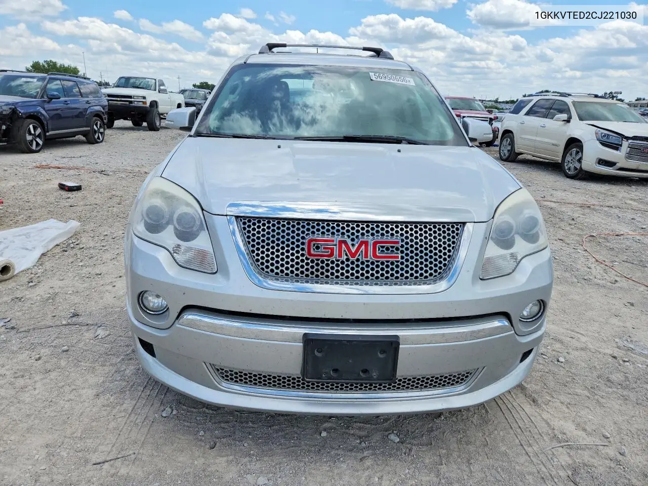 2012 GMC Acadia Denali VIN: 1GKKVTED2CJ221030 Lot: 56950656