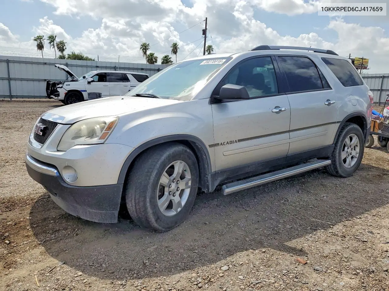 2012 GMC Acadia Sle VIN: 1GKKRPED6CJ417659 Lot: 59278916