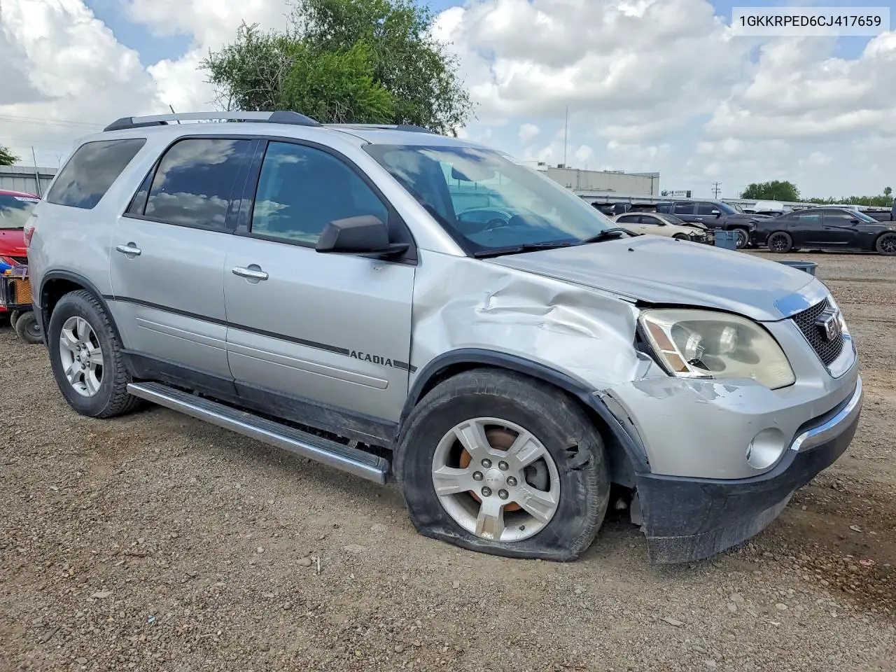 2012 GMC Acadia Sle VIN: 1GKKRPED6CJ417659 Lot: 59278916