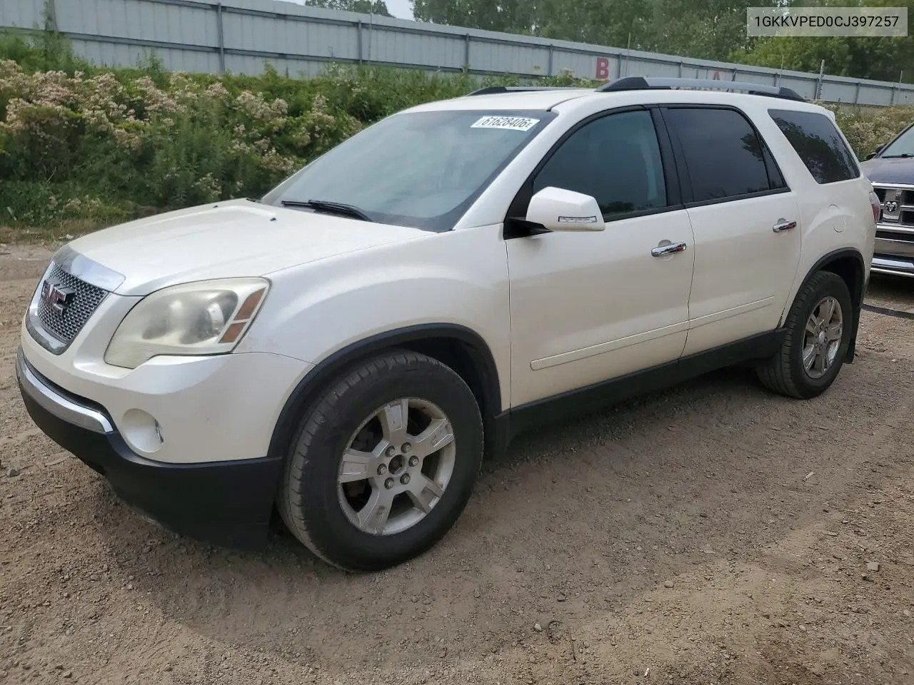 2012 GMC Acadia Sle VIN: 1GKKVPED0CJ397257 Lot: 61628406
