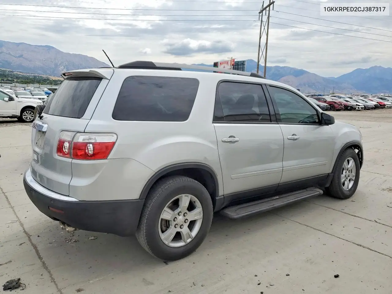 2012 GMC Acadia Sle VIN: 1GKKRPED2CJ387317 Lot: 61714616