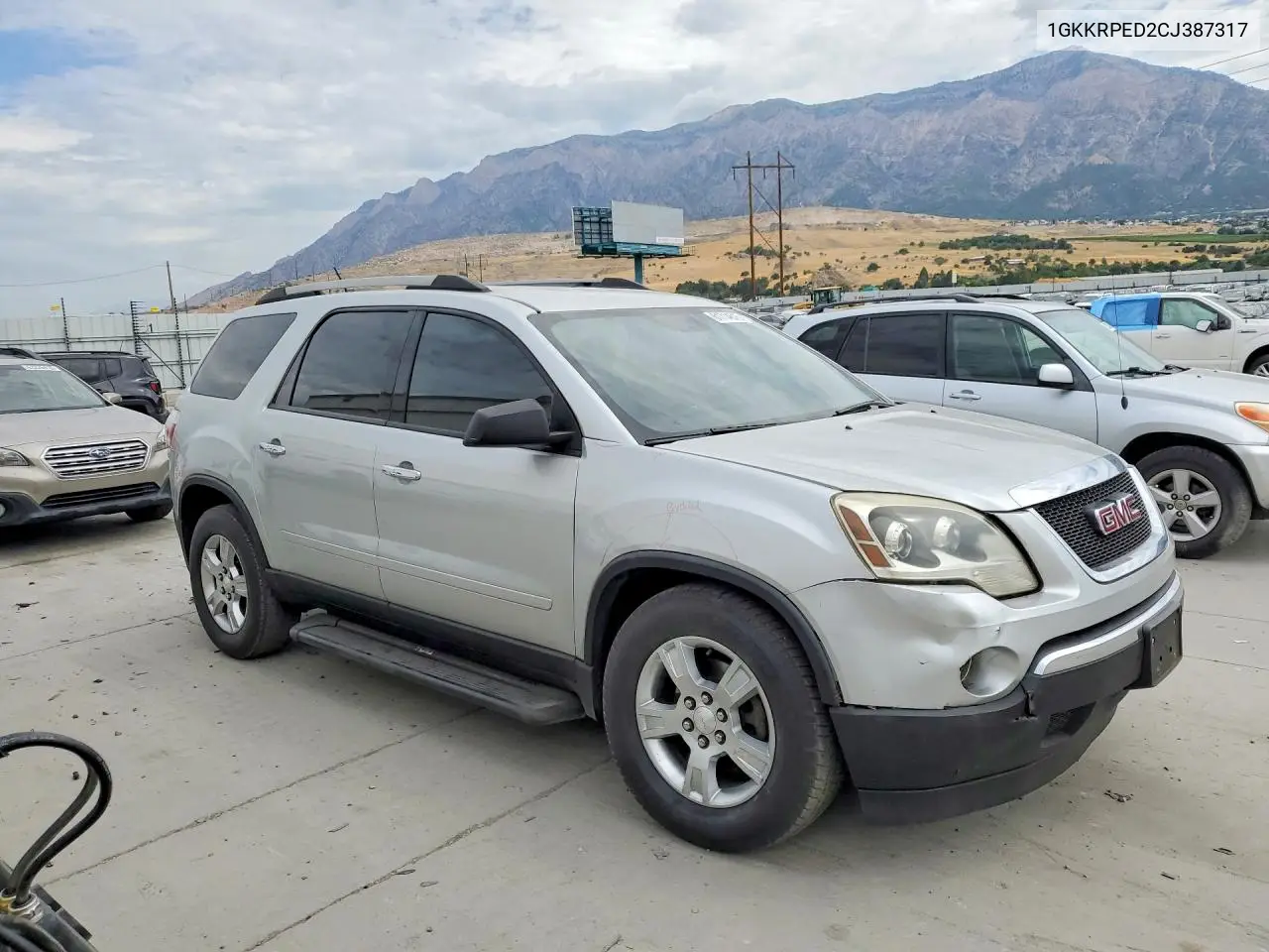 2012 GMC Acadia Sle VIN: 1GKKRPED2CJ387317 Lot: 61714616