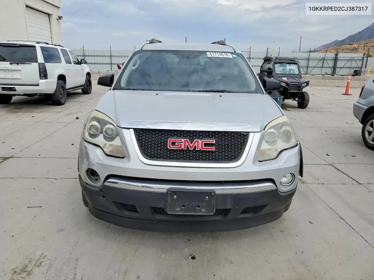 2012 GMC Acadia Sle VIN: 1GKKRPED2CJ387317 Lot: 61714616