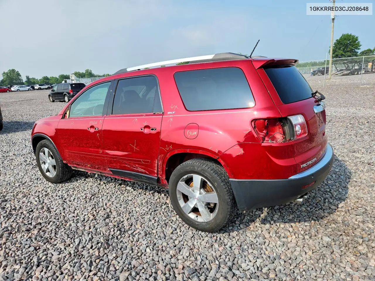 2012 GMC Acadia Slt-1 VIN: 1GKKRRED3CJ208648 Lot: 61750016