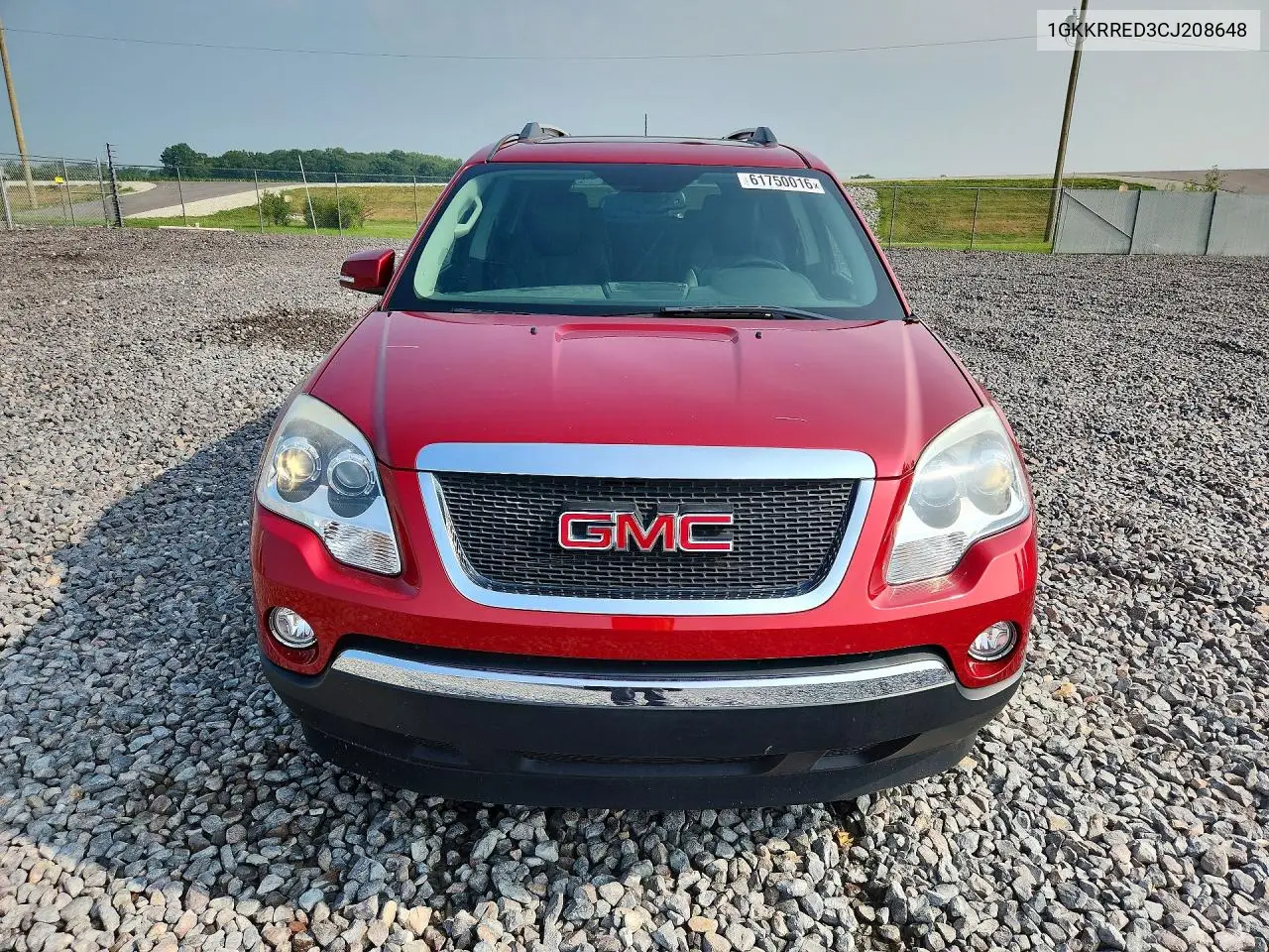 2012 GMC Acadia Slt-1 VIN: 1GKKRRED3CJ208648 Lot: 61750016