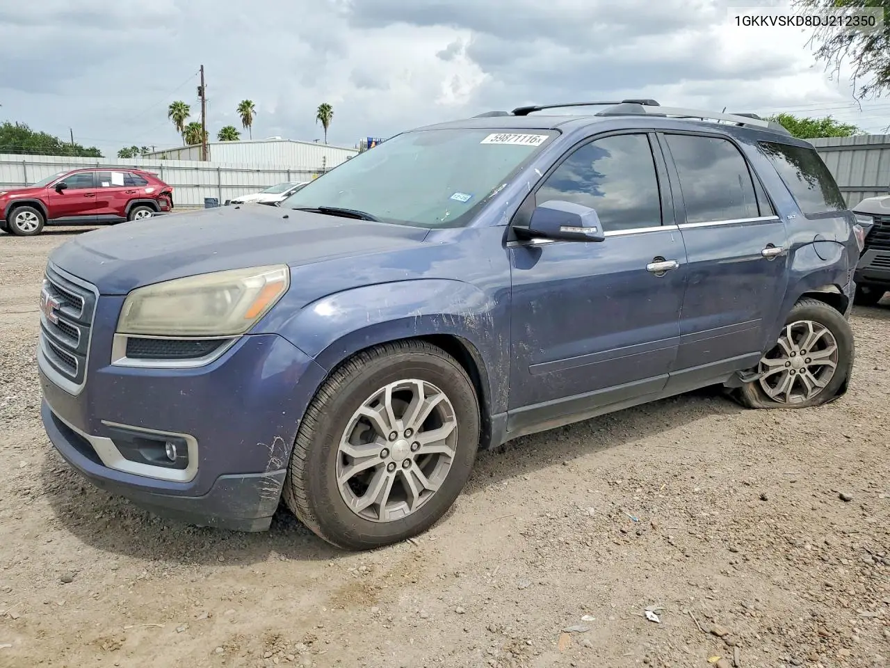 2013 GMC Acadia Slt-2 VIN: 1GKKVSKD8DJ212350 Lot: 59871116
