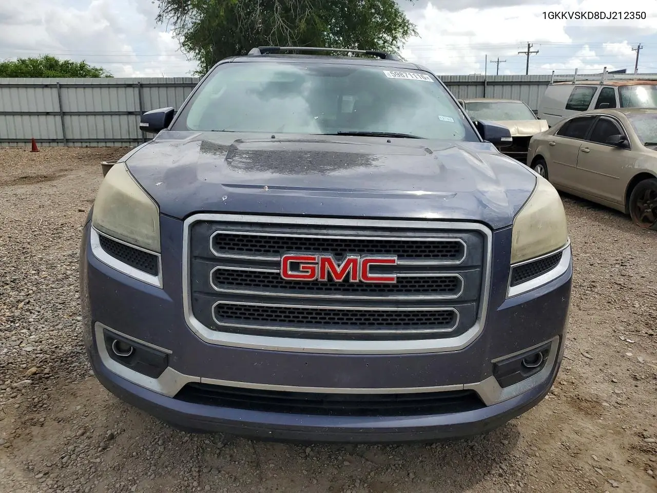 2013 GMC Acadia Slt-2 VIN: 1GKKVSKD8DJ212350 Lot: 59871116