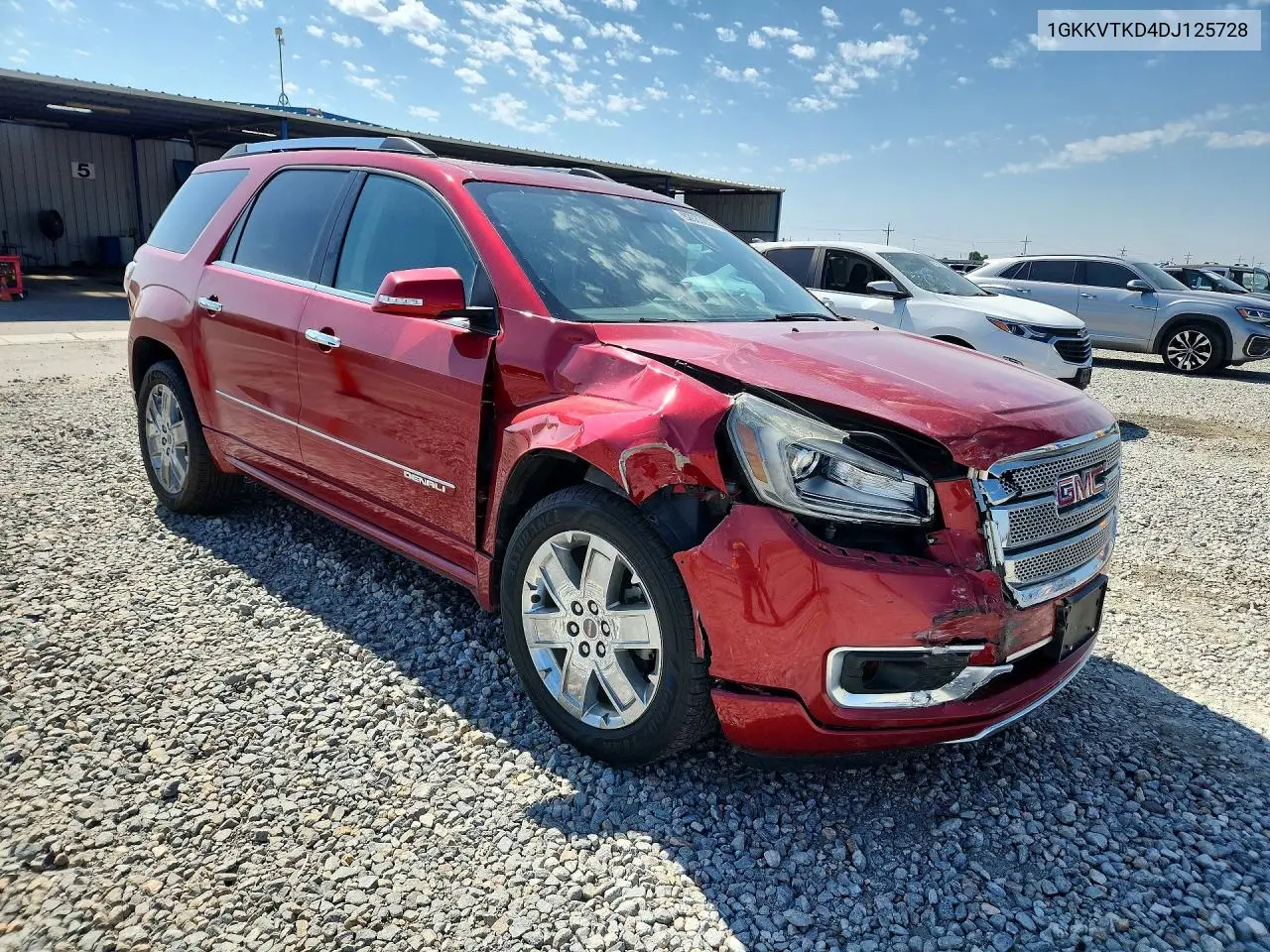 2013 GMC Acadia Denali VIN: 1GKKVTKD4DJ125728 Lot: 62087236