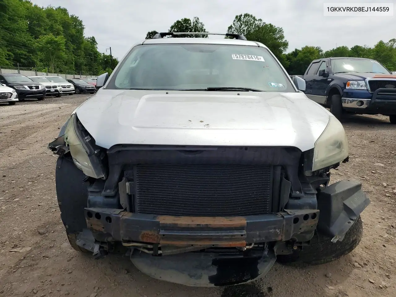 2014 GMC Acadia Slt-1 VIN: 1GKKVRKD8EJ144559 Lot: 57878416