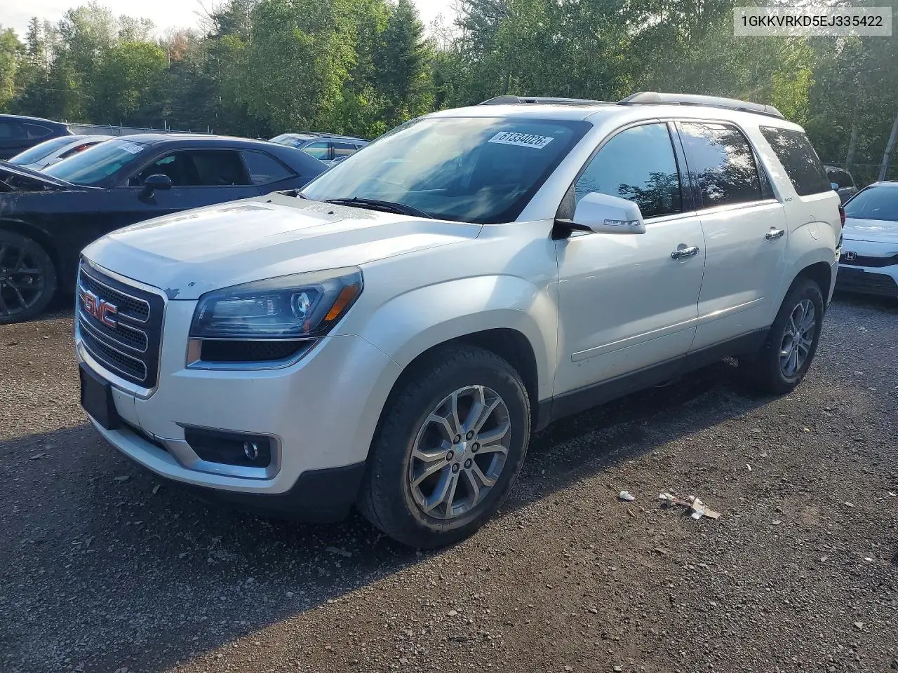 2014 GMC Acadia Slt-1 VIN: 1GKKVRKD5EJ335422 Lot: 61334026