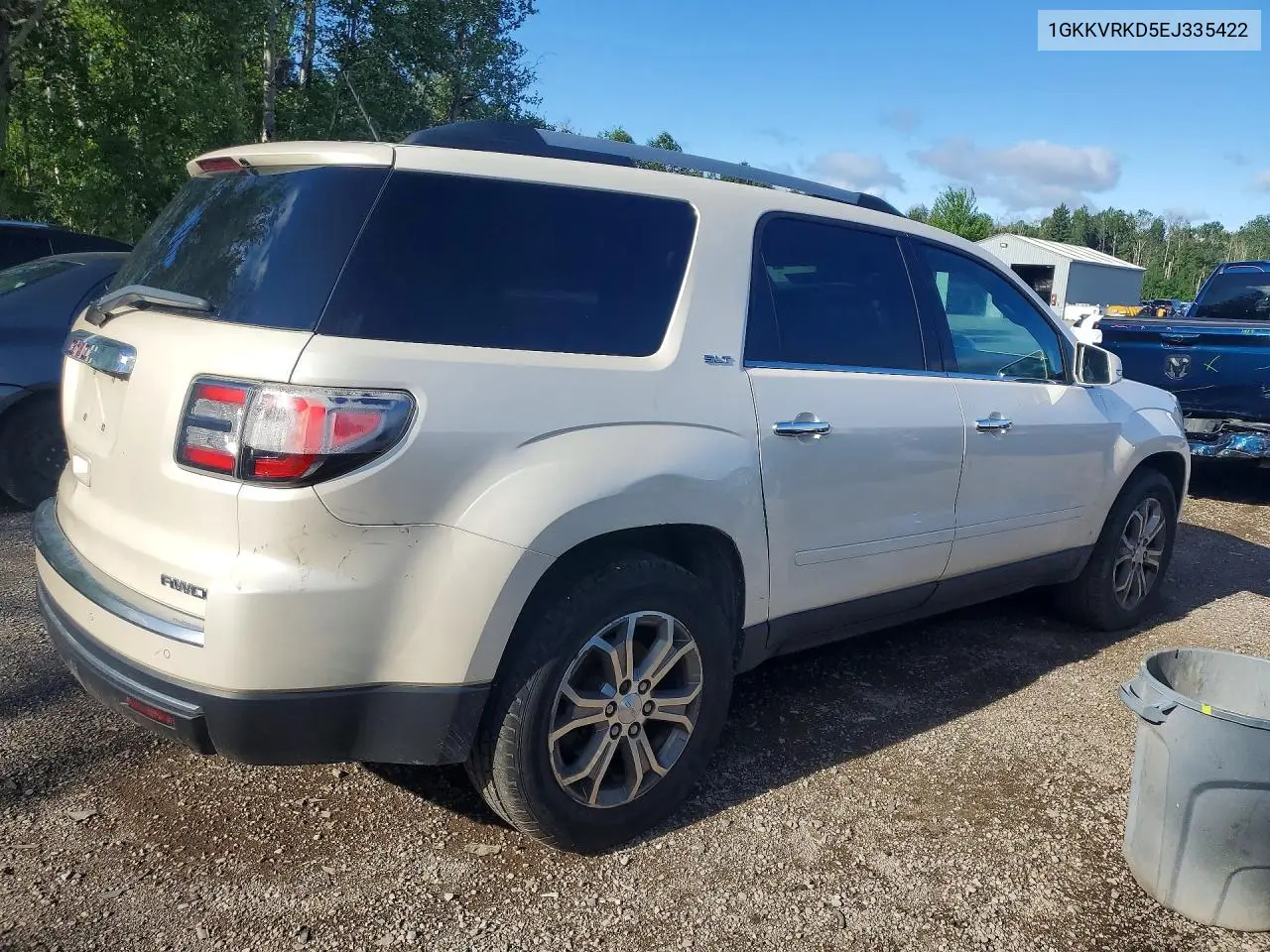 2014 GMC Acadia Slt-1 VIN: 1GKKVRKD5EJ335422 Lot: 61334026
