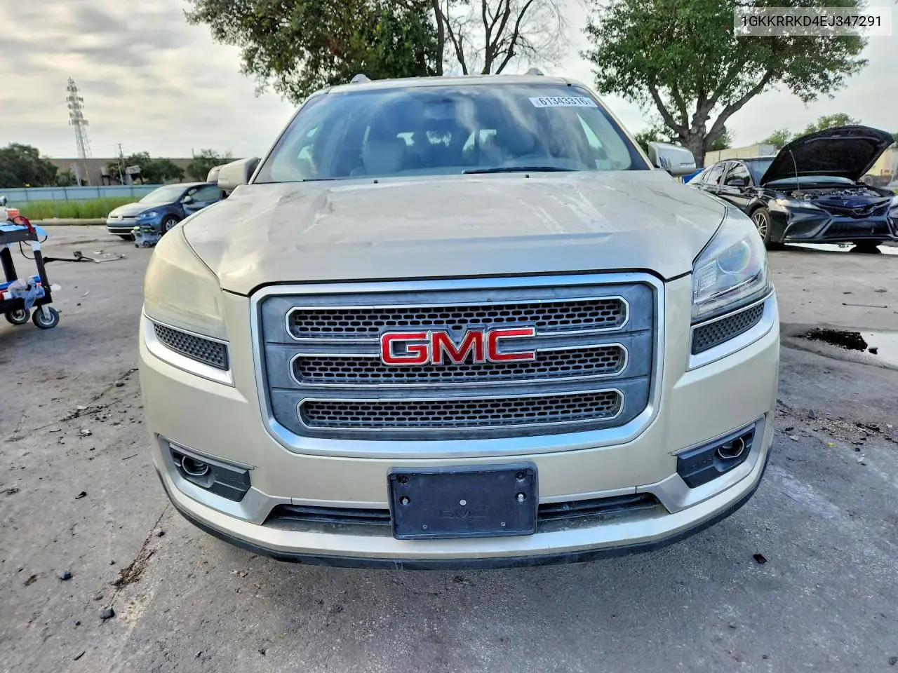 2014 GMC Acadia Slt-1 VIN: 1GKKRRKD4EJ347291 Lot: 61343316