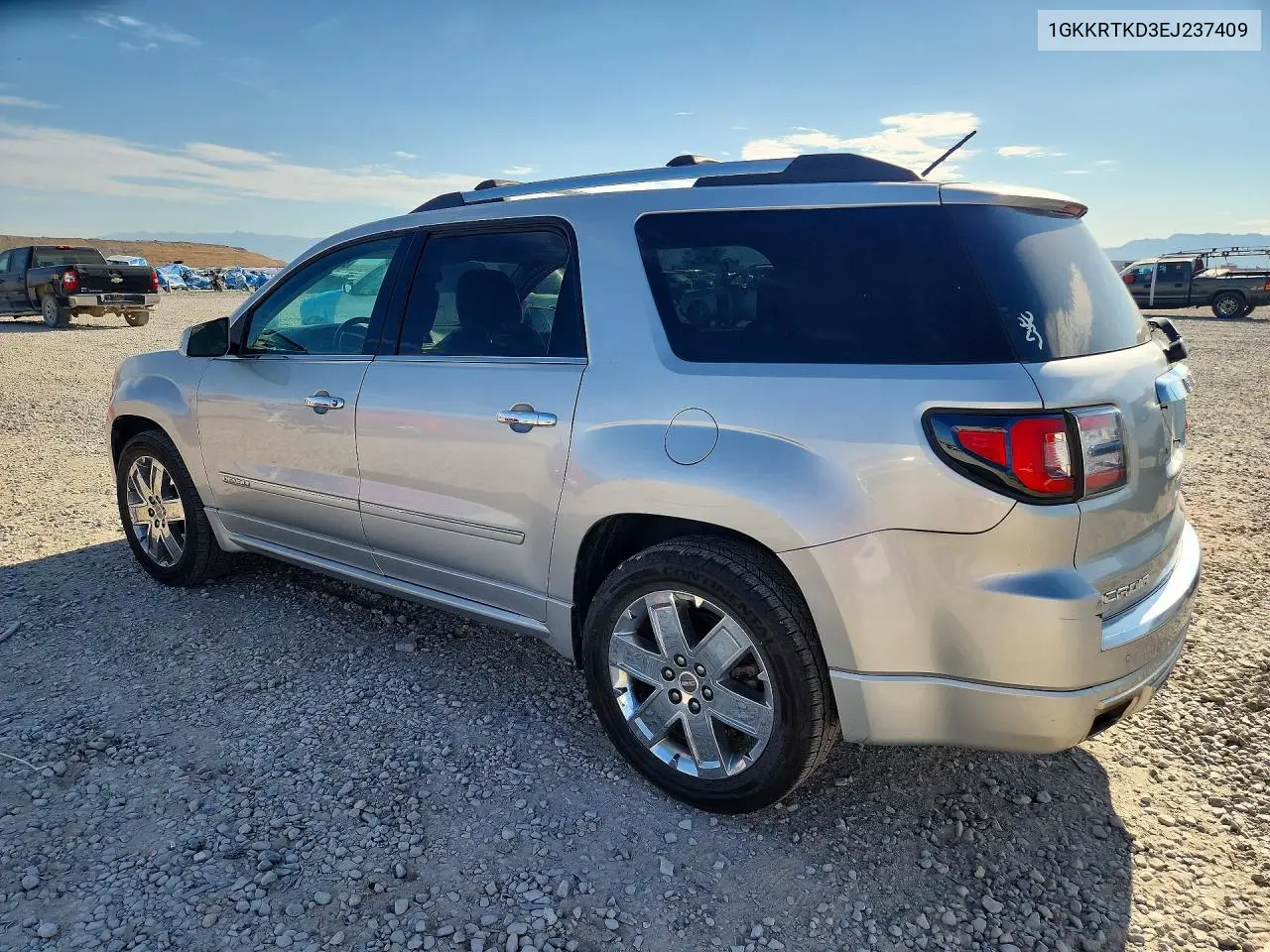 2014 GMC Acadia Denali VIN: 1GKKRTKD3EJ237409 Lot: 62001836