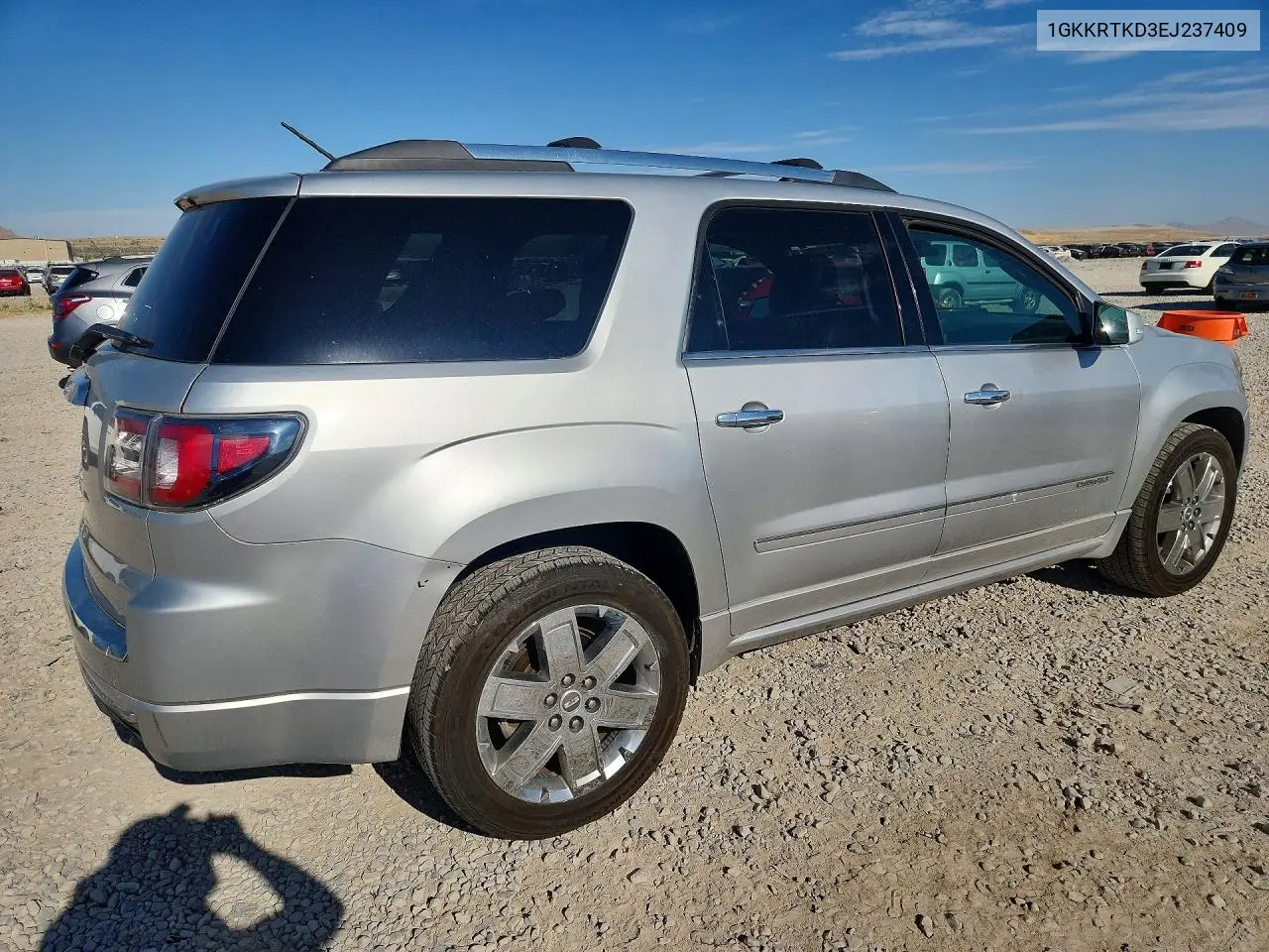 2014 GMC Acadia Denali VIN: 1GKKRTKD3EJ237409 Lot: 62001836