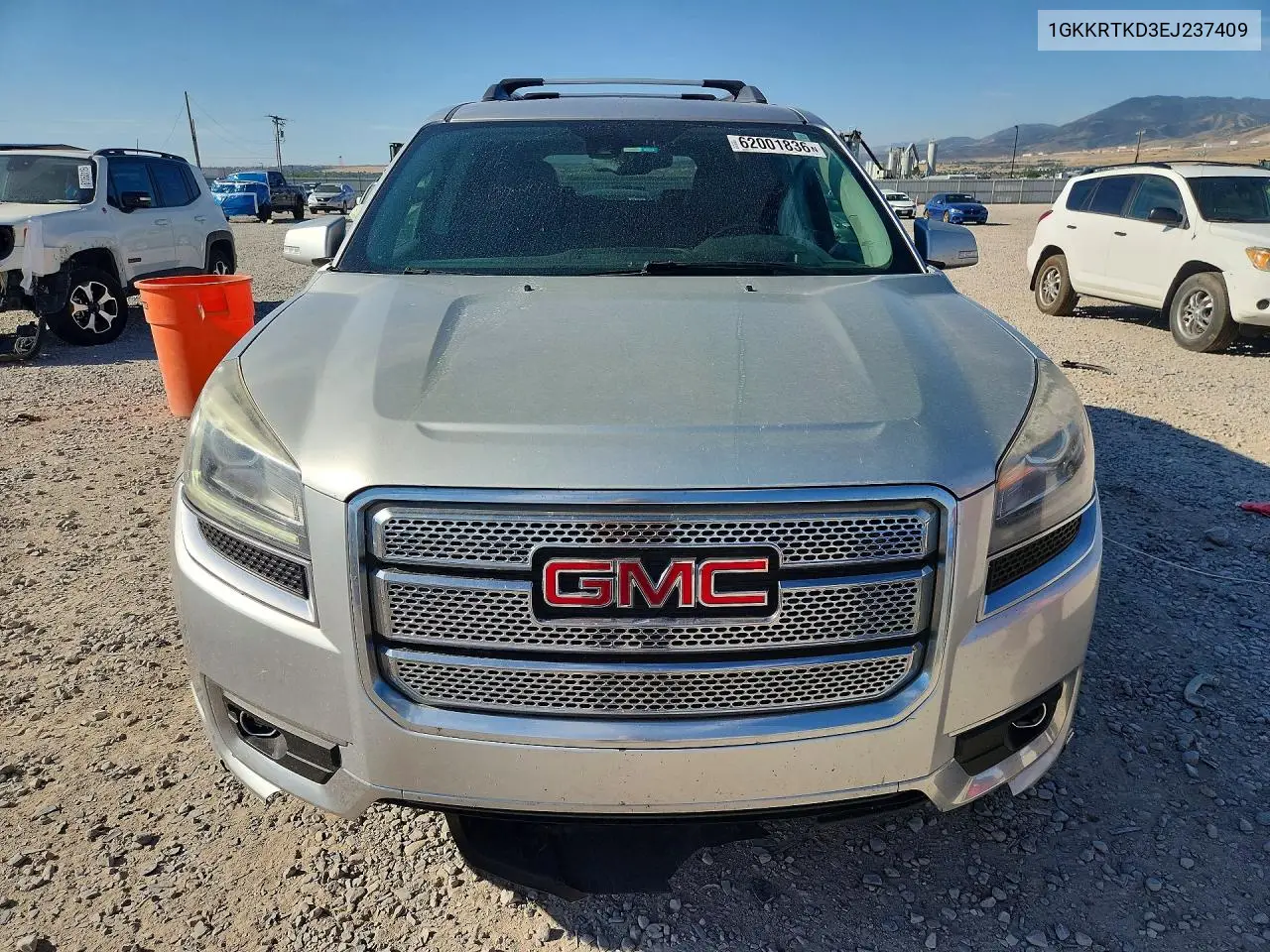 2014 GMC Acadia Denali VIN: 1GKKRTKD3EJ237409 Lot: 62001836