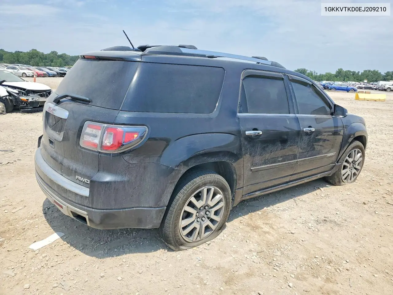 2014 GMC Acadia Denali VIN: 1GKKVTKD0EJ209210 Lot: 62040956