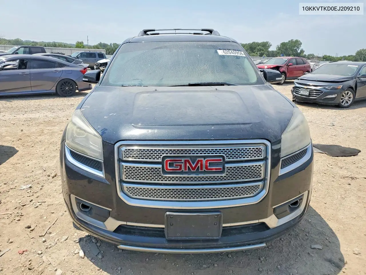 2014 GMC Acadia Denali VIN: 1GKKVTKD0EJ209210 Lot: 62040956