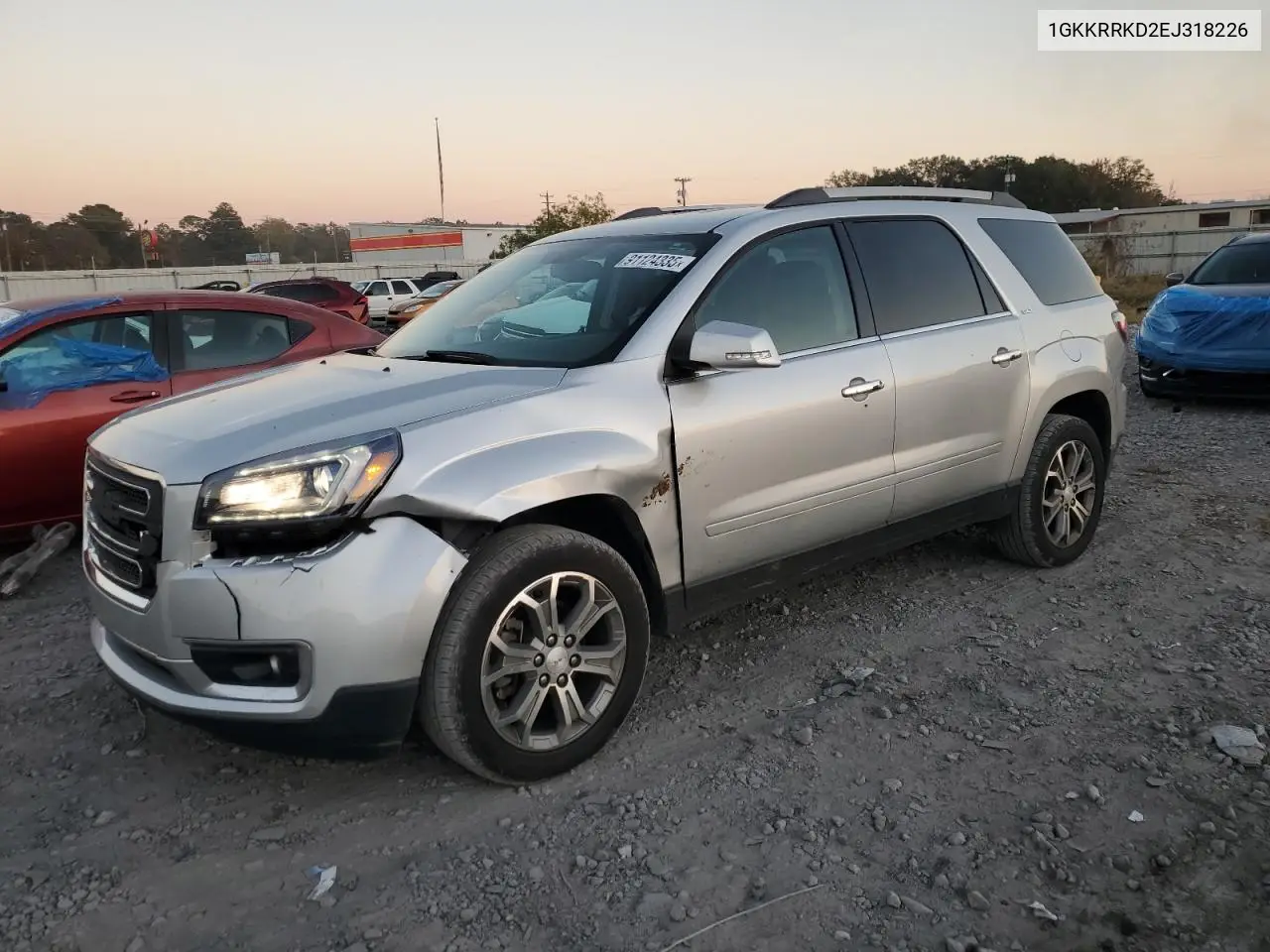 1GKKRRKD2EJ318226 2014 GMC Acadia Slt-1
