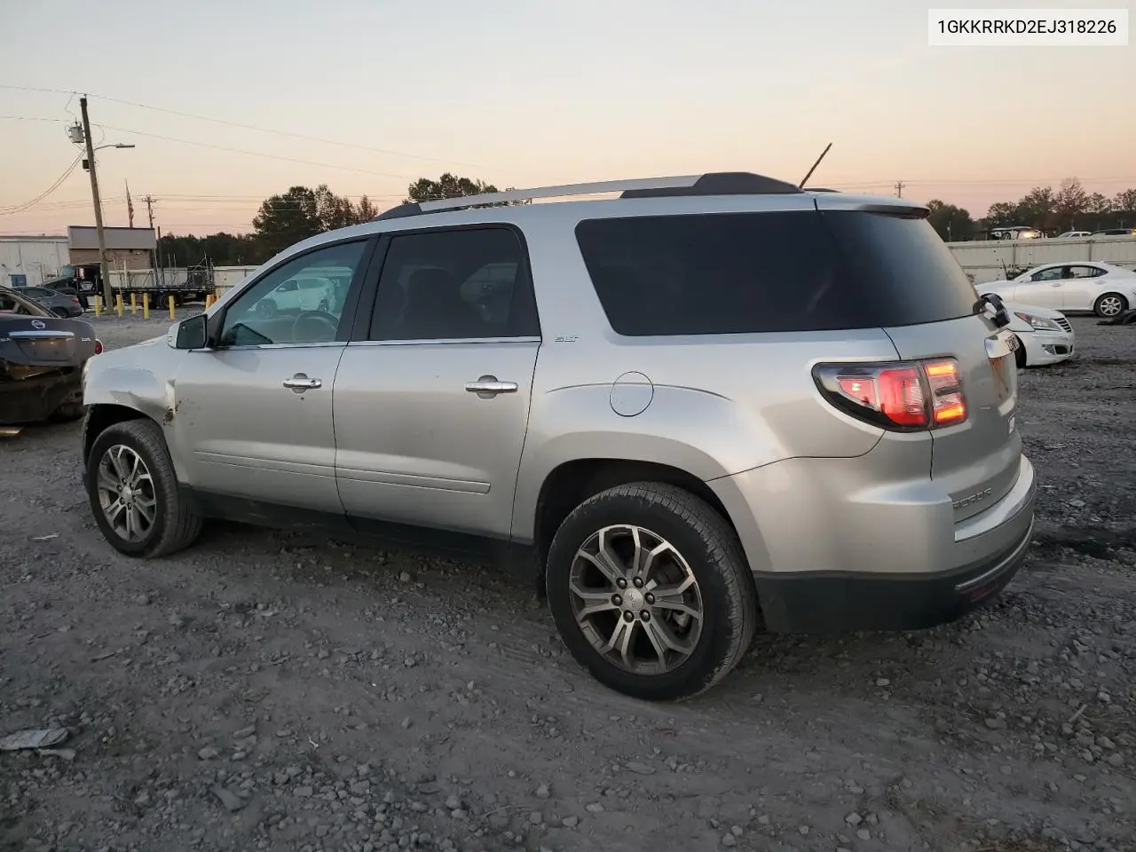 1GKKRRKD2EJ318226 2014 GMC Acadia Slt-1