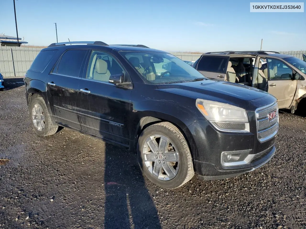 1GKKVTKDXEJ353640 2014 GMC Acadia Denali