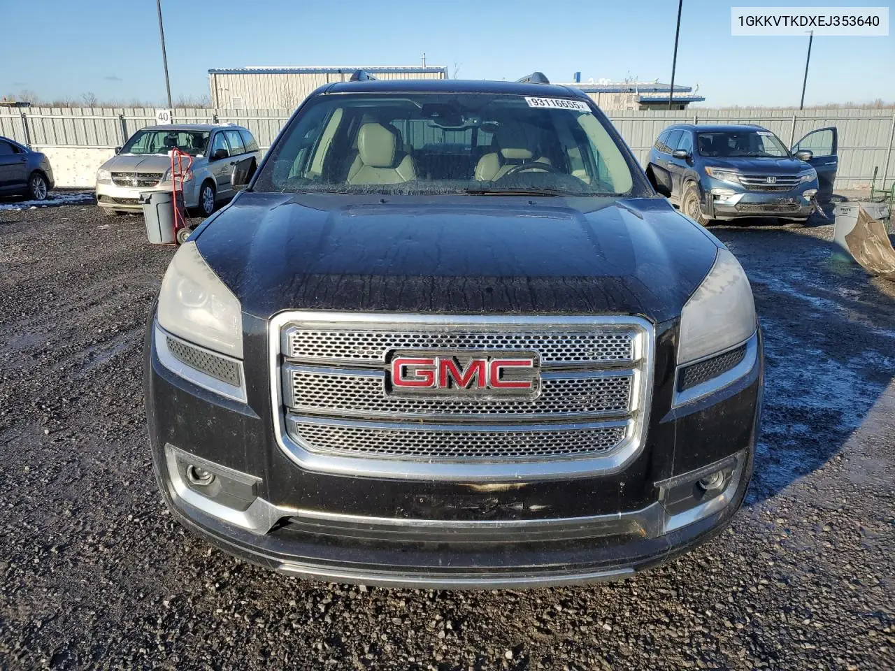 1GKKVTKDXEJ353640 2014 GMC Acadia Denali