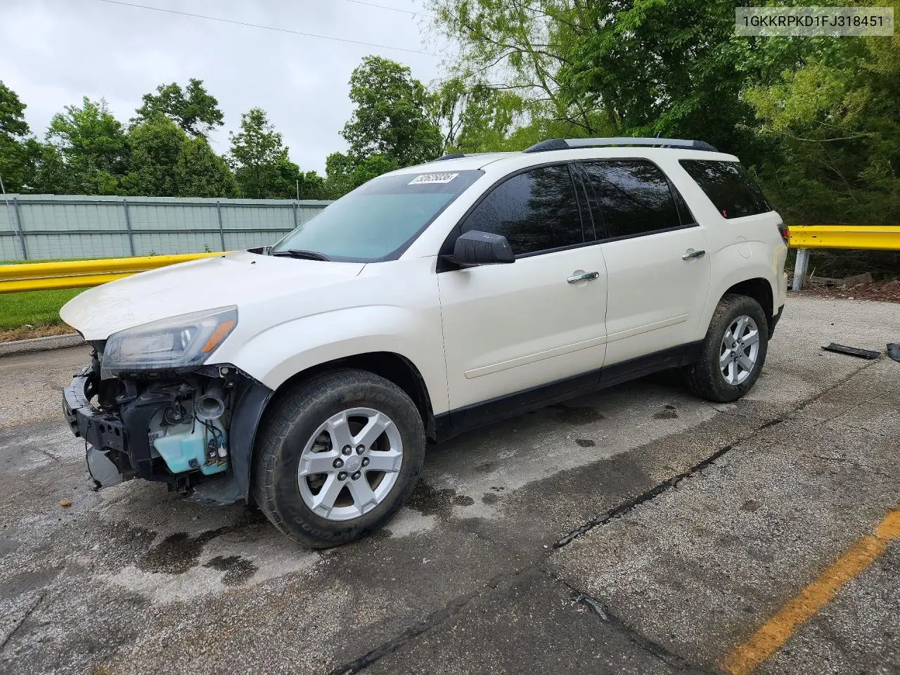 1GKKRPKD1FJ318451 2015 GMC Acadia Sle