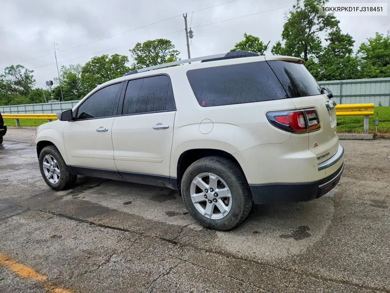 1GKKRPKD1FJ318451 2015 GMC Acadia Sle