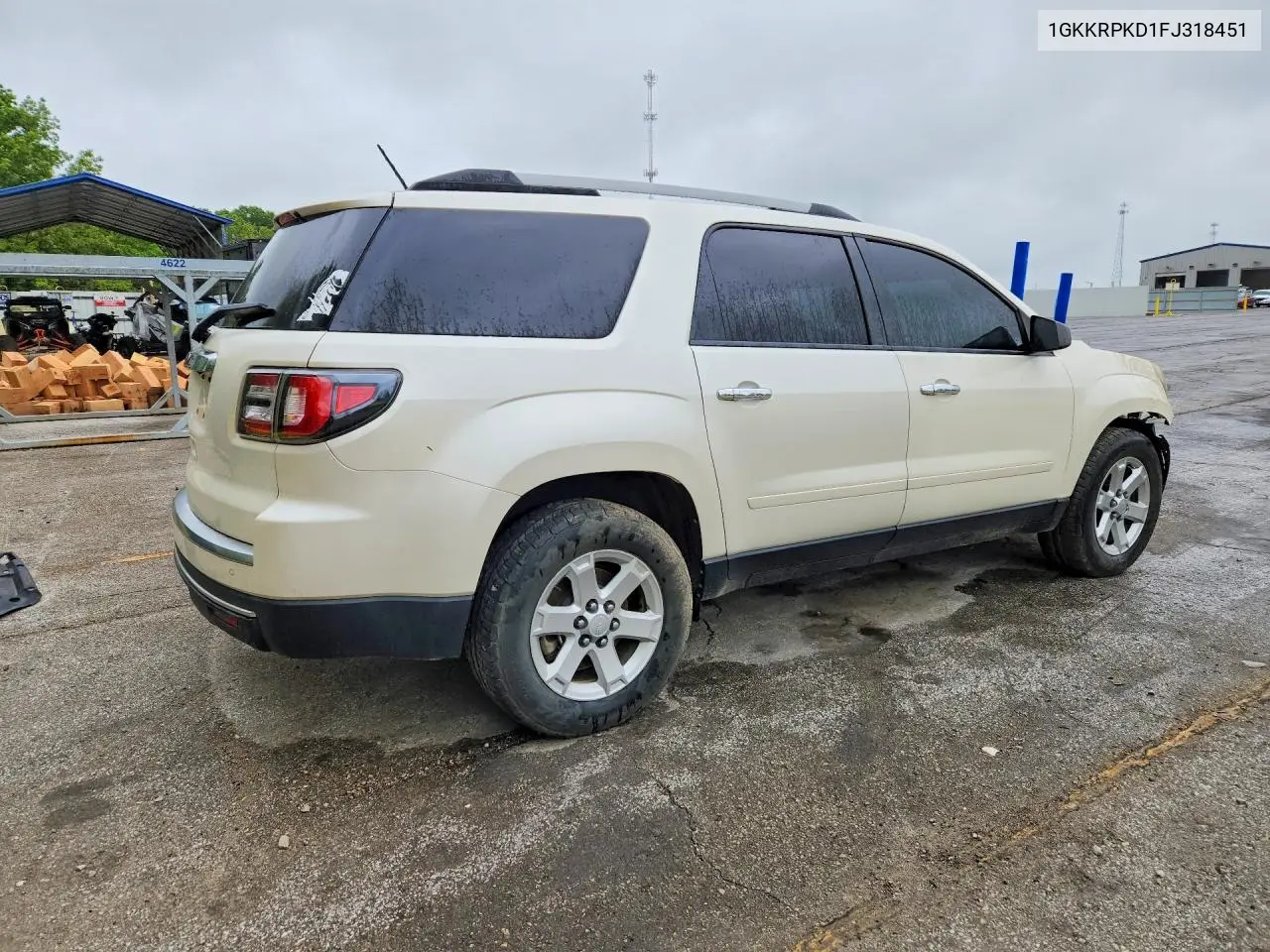 1GKKRPKD1FJ318451 2015 GMC Acadia Sle