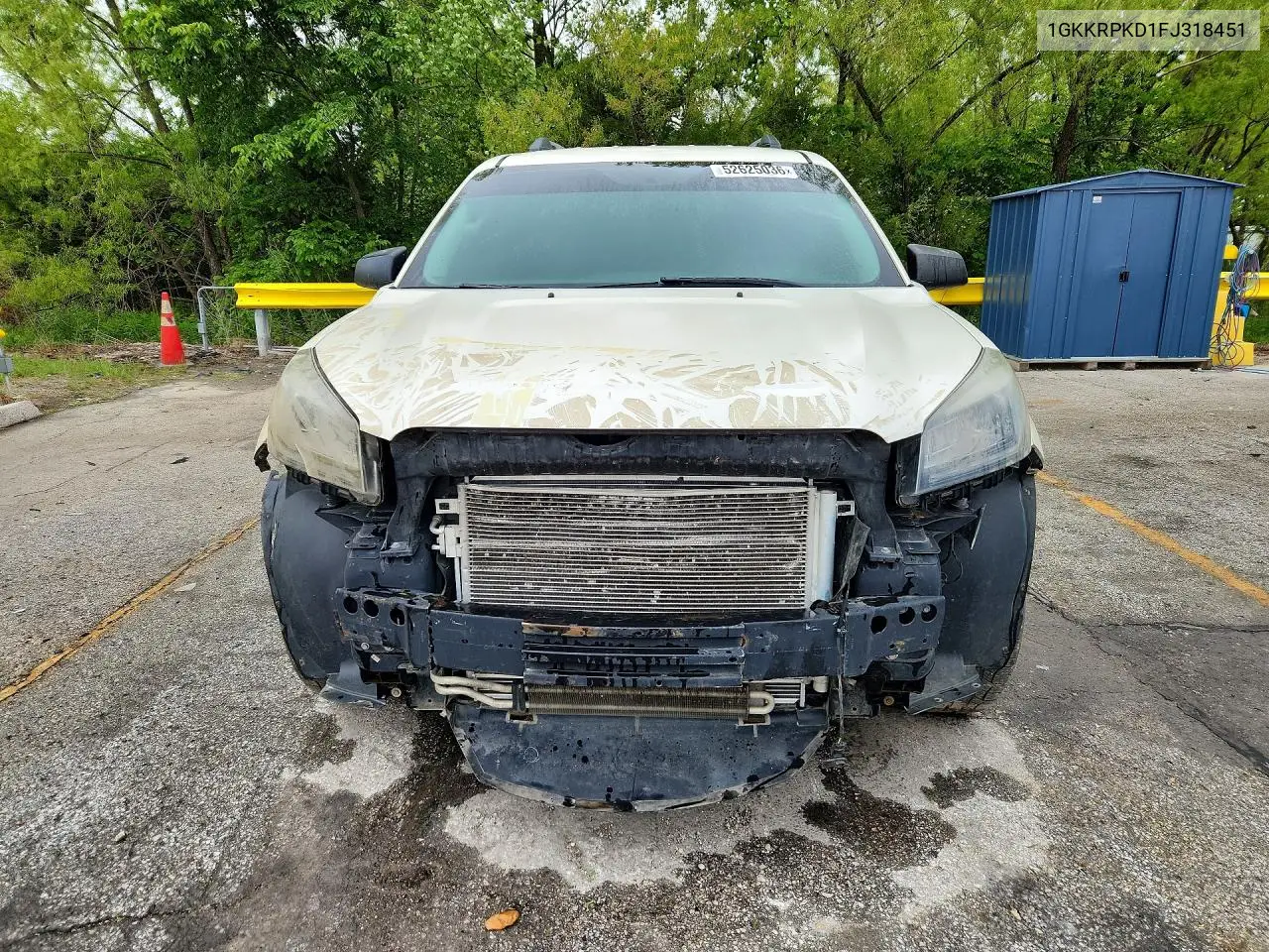 1GKKRPKD1FJ318451 2015 GMC Acadia Sle