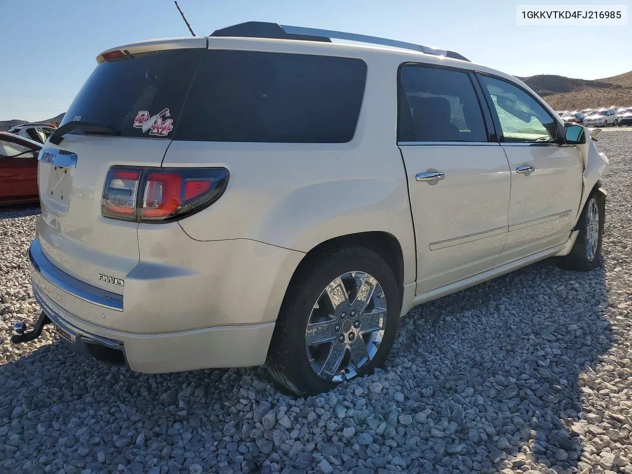 2015 GMC Acadia Denali VIN: 1GKKVTKD4FJ216985 Lot: 56604986
