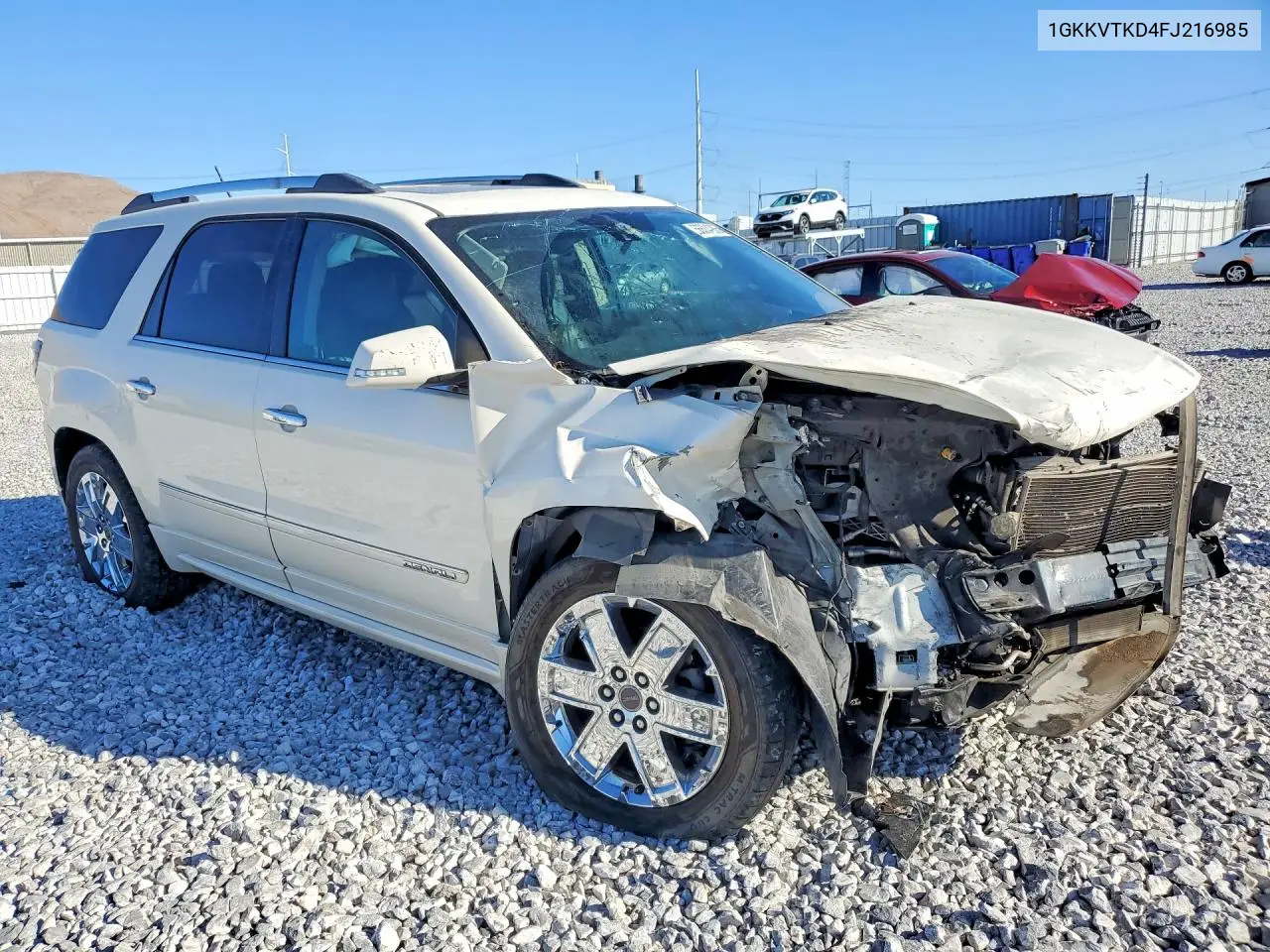 2015 GMC Acadia Denali VIN: 1GKKVTKD4FJ216985 Lot: 56604986