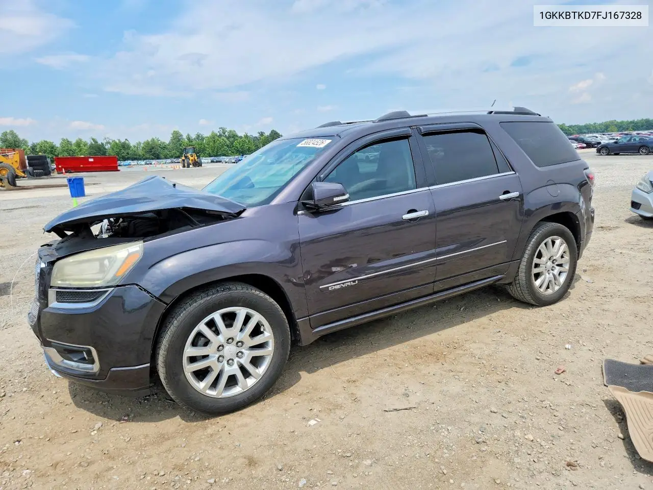 2015 GMC Acadia Denali VIN: 1GKKVTKD7FJ167328 Lot: 56824526