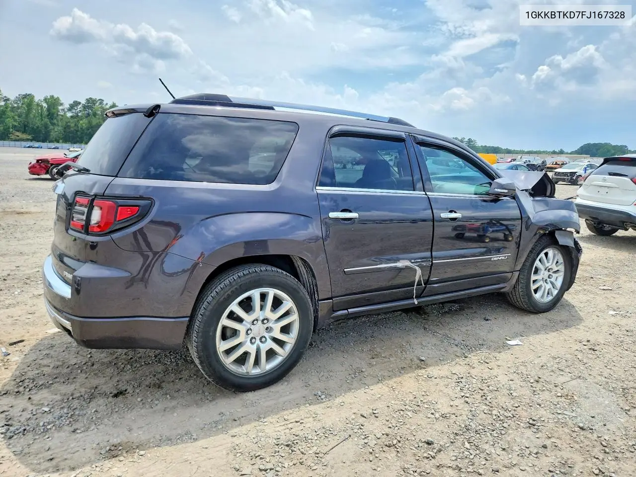 2015 GMC Acadia Denali VIN: 1GKKVTKD7FJ167328 Lot: 56824526