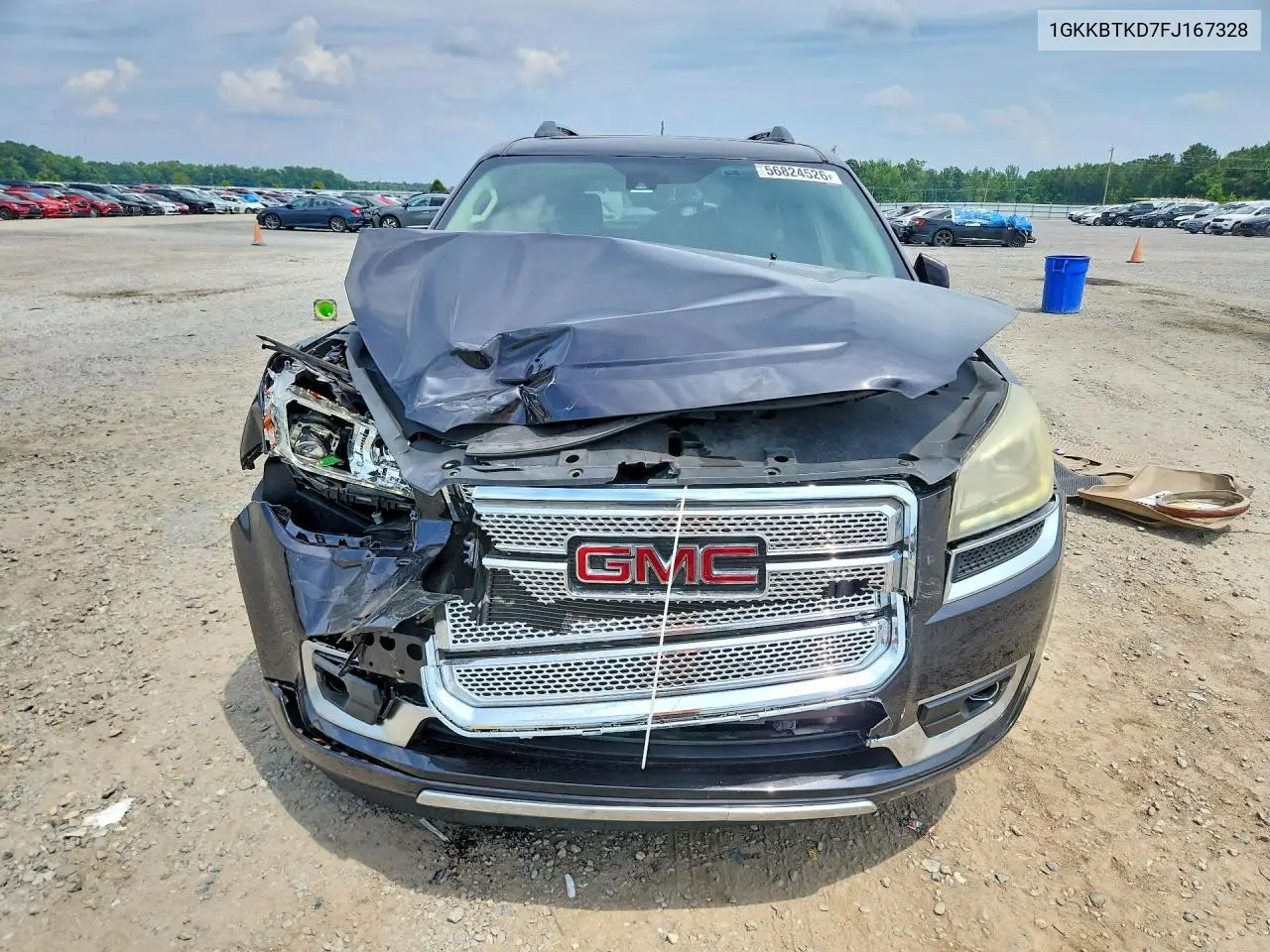2015 GMC Acadia Denali VIN: 1GKKVTKD7FJ167328 Lot: 56824526